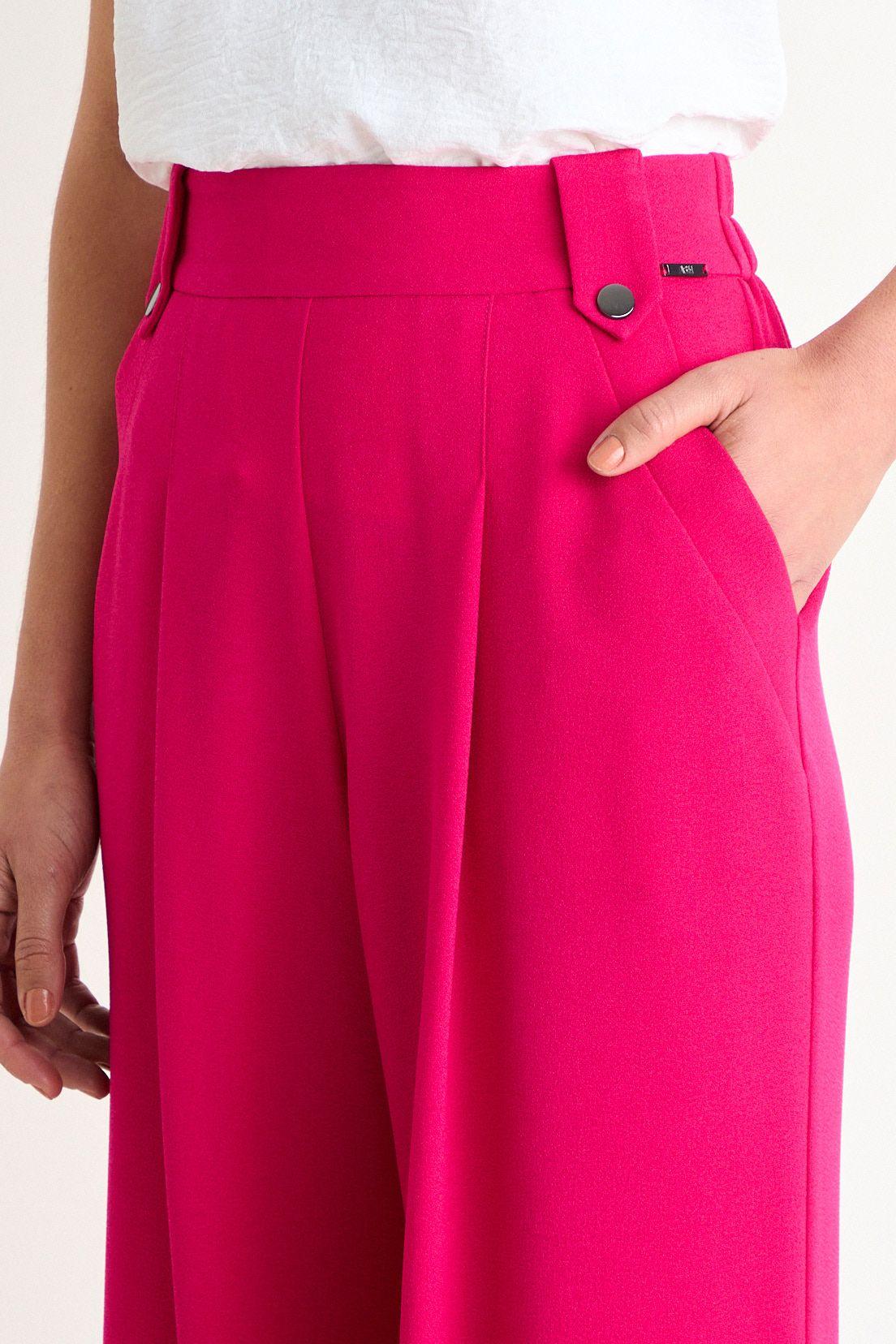 Pantalon Liso Palazzo Fucsia Ash 11007126051116-2