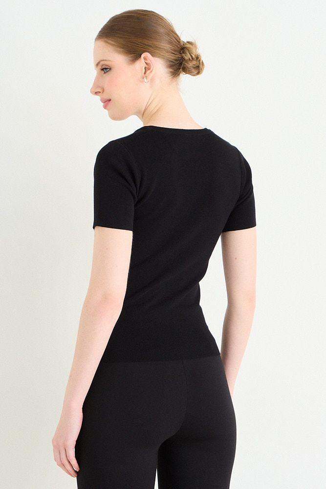 Polera Tejida Negro Ash 18207126052102-2