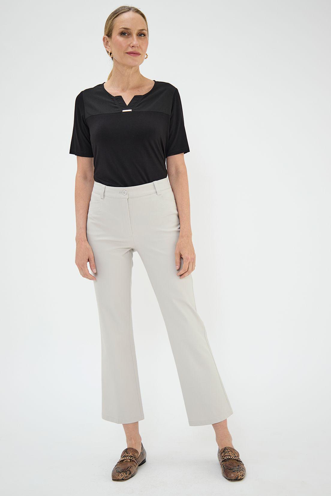 Pantalon Recto Gris Ma Griffe 11002125002113-0