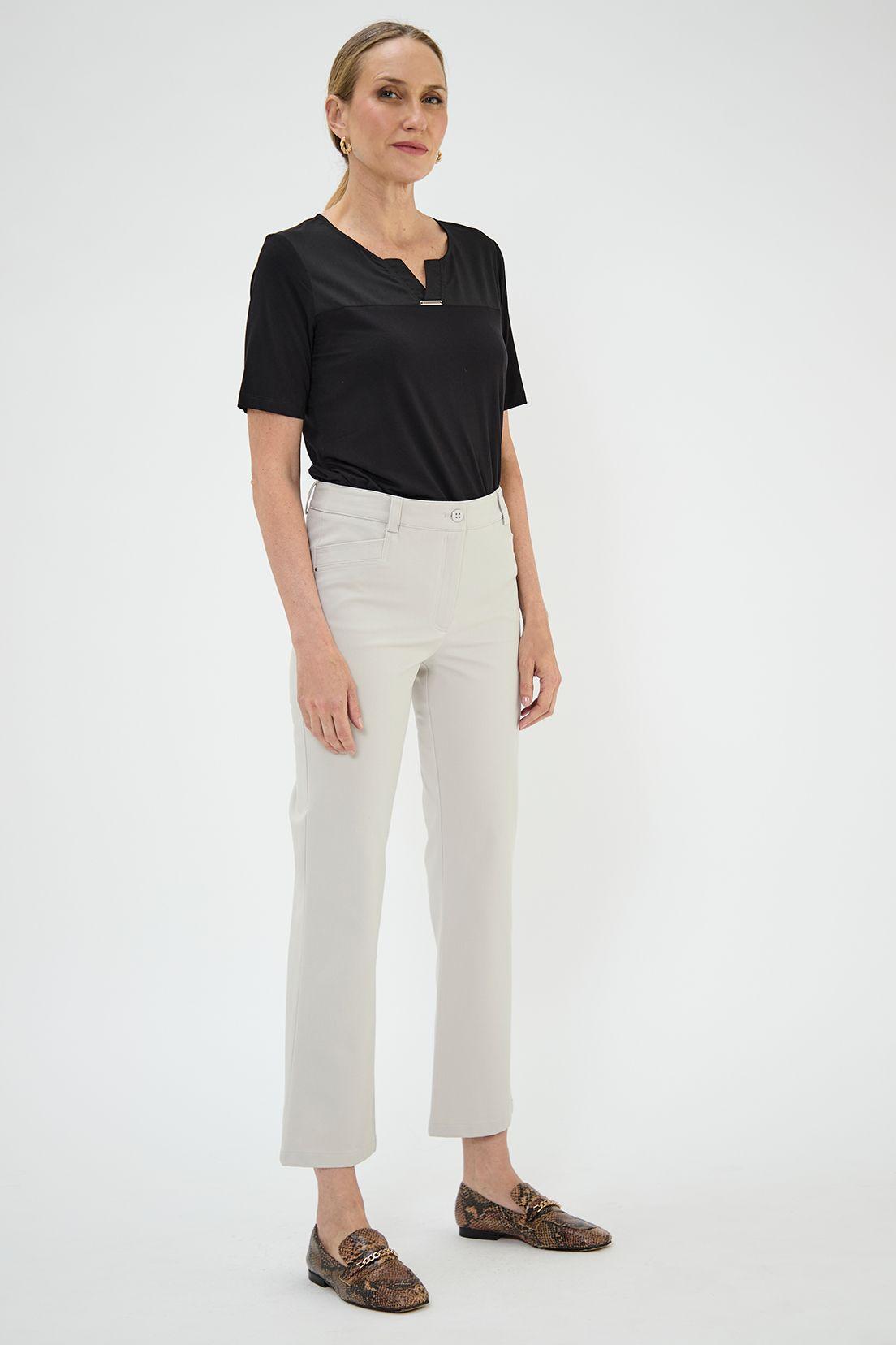 Pantalon Recto Gris Ma Griffe 11002125002113-3