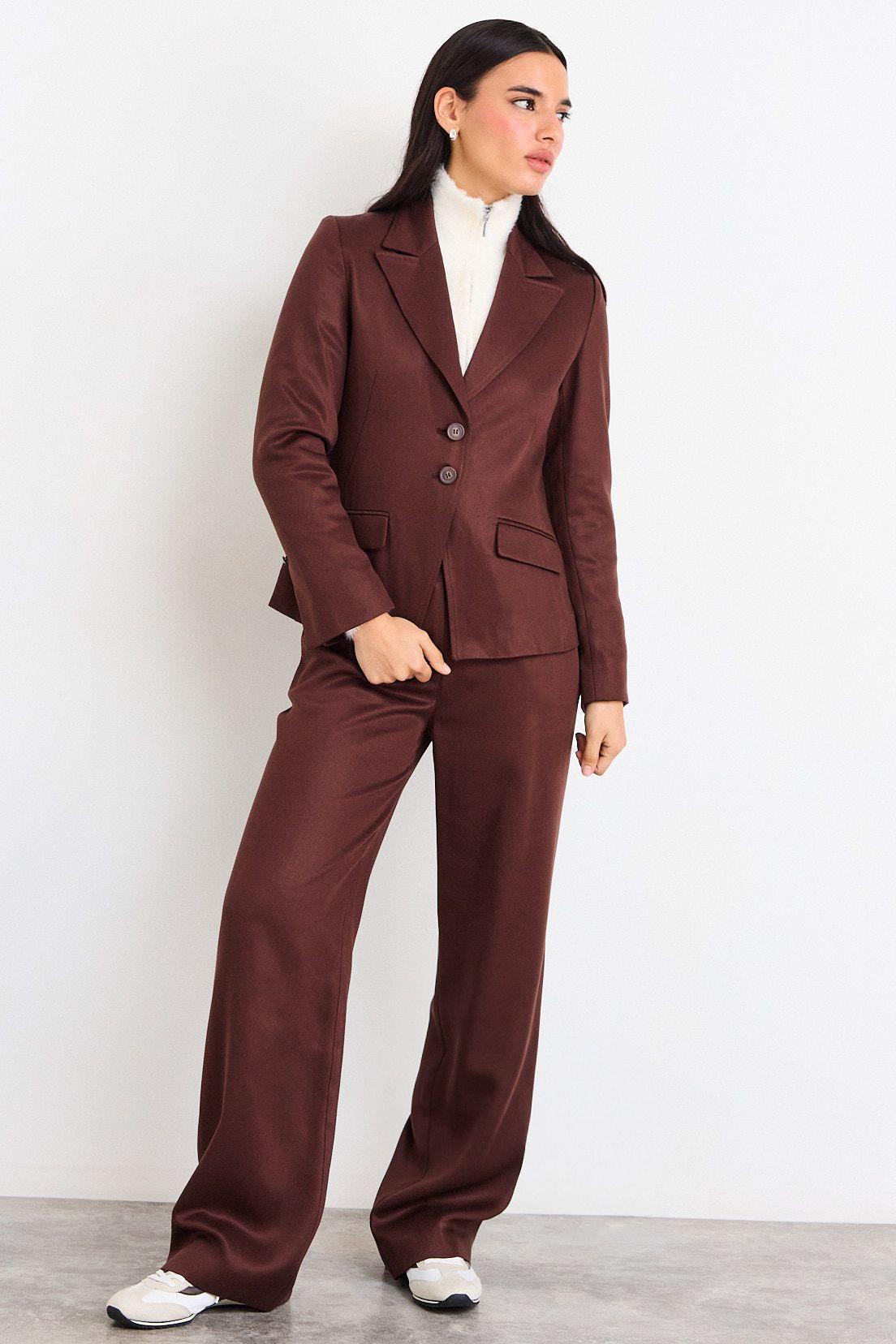 Blazer Liso Café iO 16020226001109-3