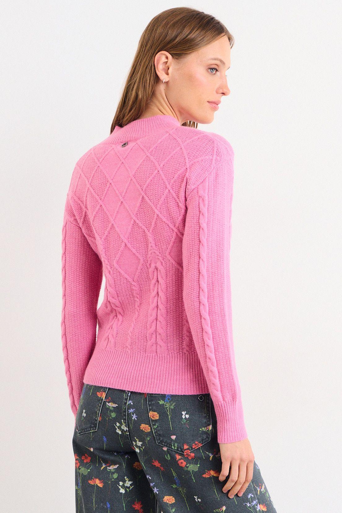 Sweater Liso Rosa iO 18120126026123-2