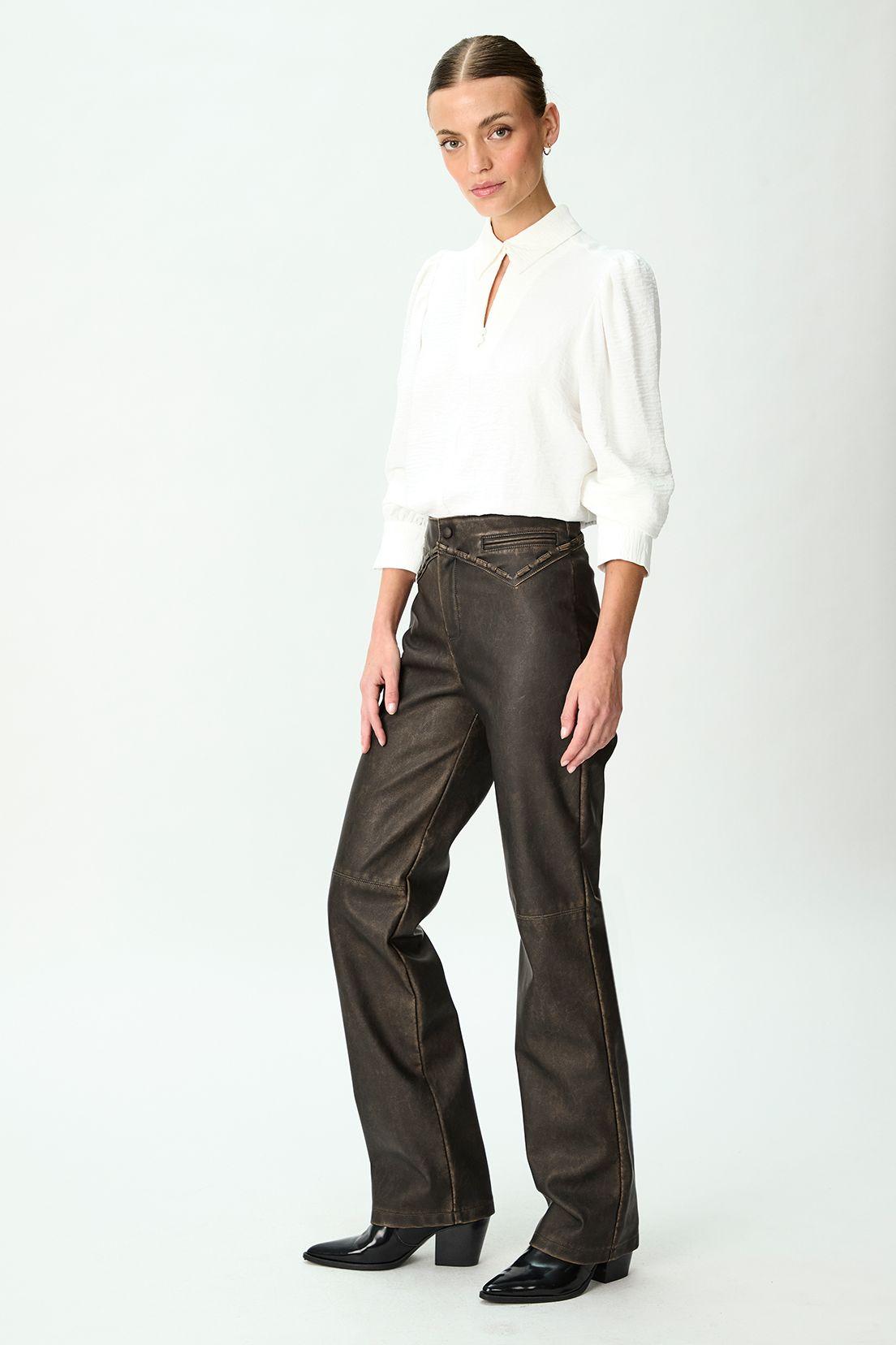 Pantalon Liso Cafe 11020125013109-3