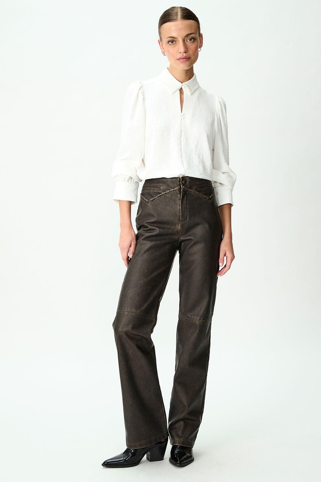 Pantalon Liso Cafe 11020125013109-1