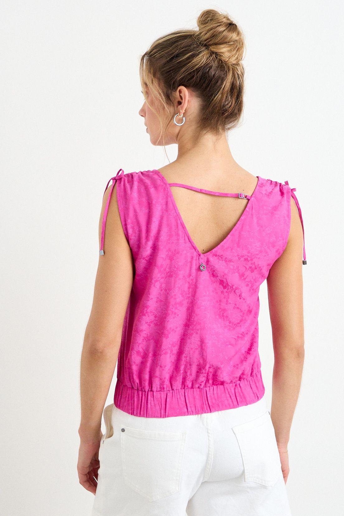 Blusa Lisa Fucsia iO 14020225074116-2