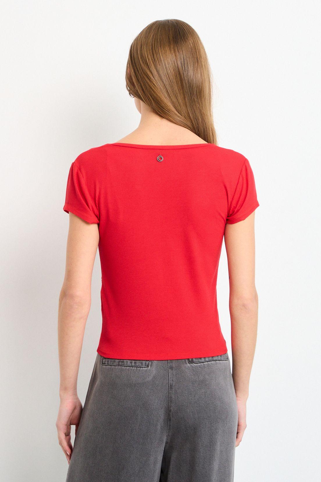 Polera Manga Corta Rojo iO 14220225061103-1