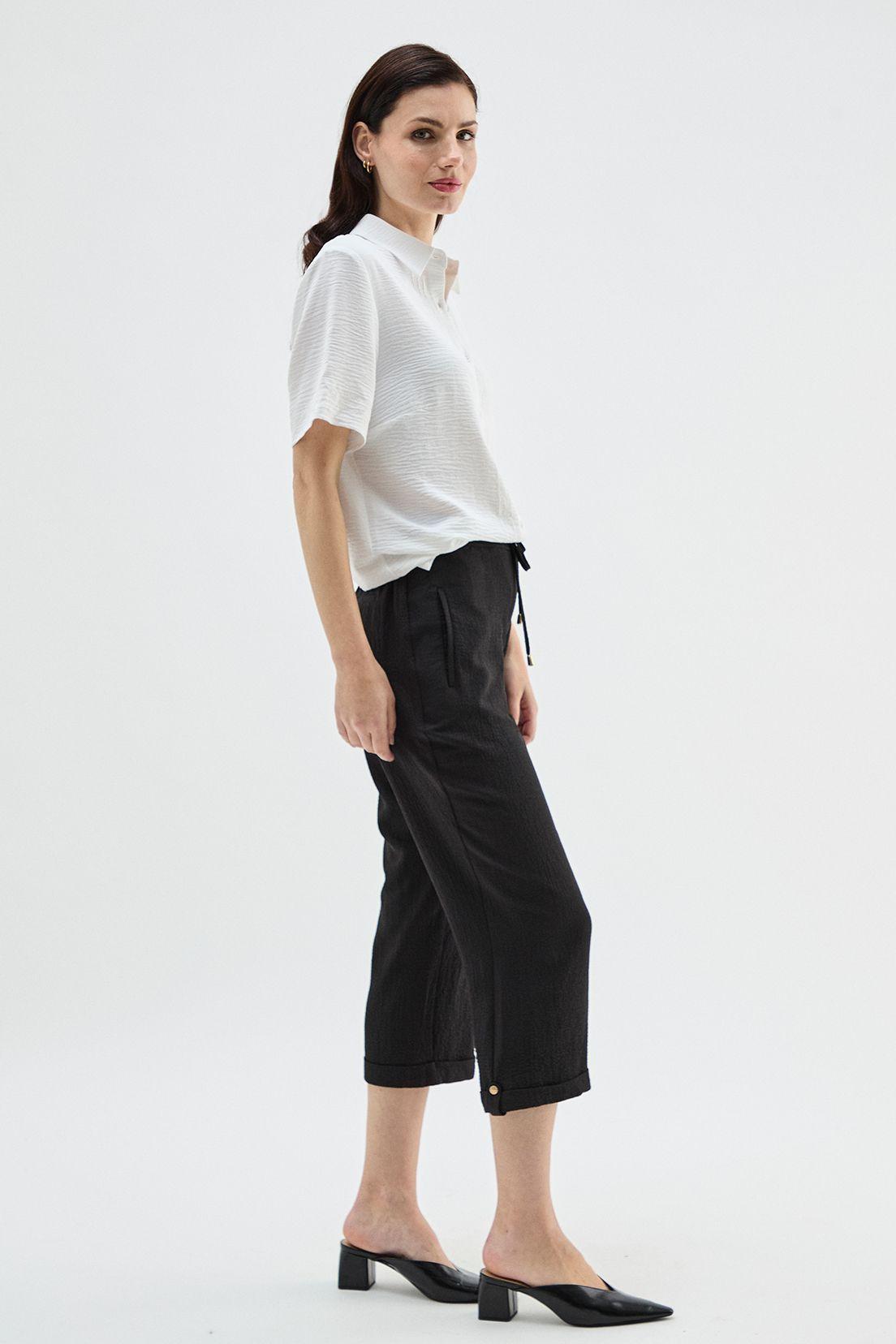 Blusa Camisera Abotonada Crudo Ma Griffe 14002224006105-2