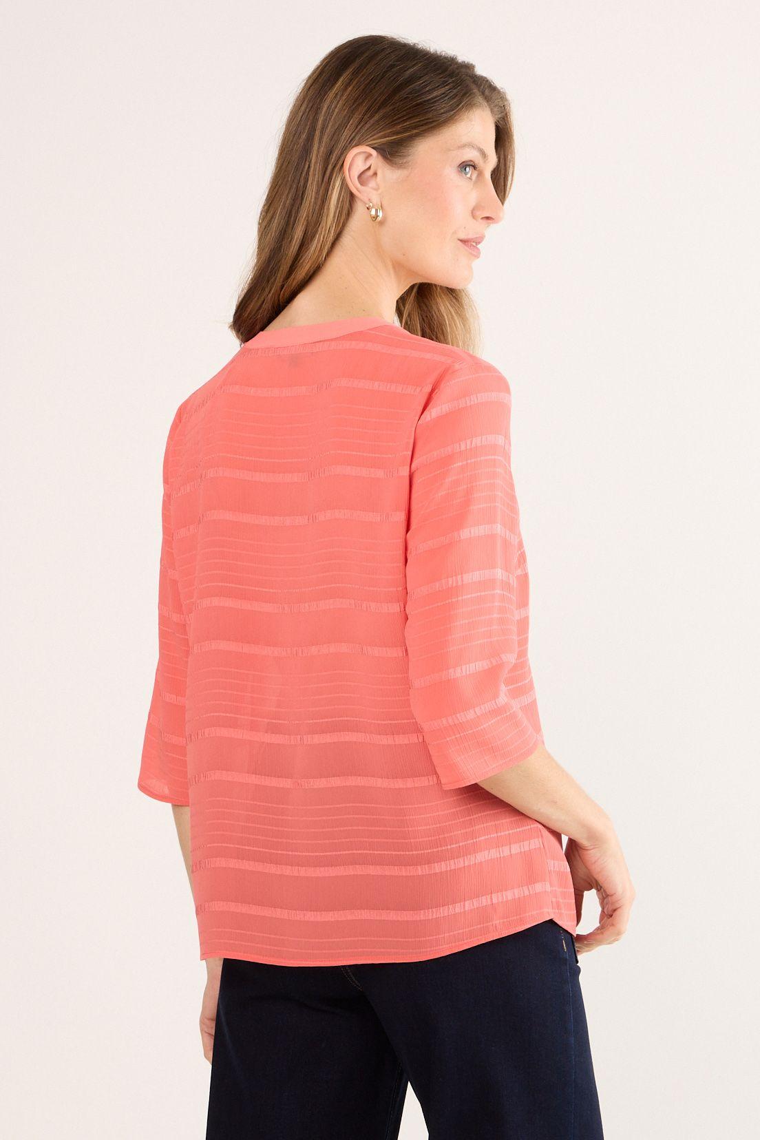 Blusas Manga Larga Coral Ma Griffe 14002225054133-3