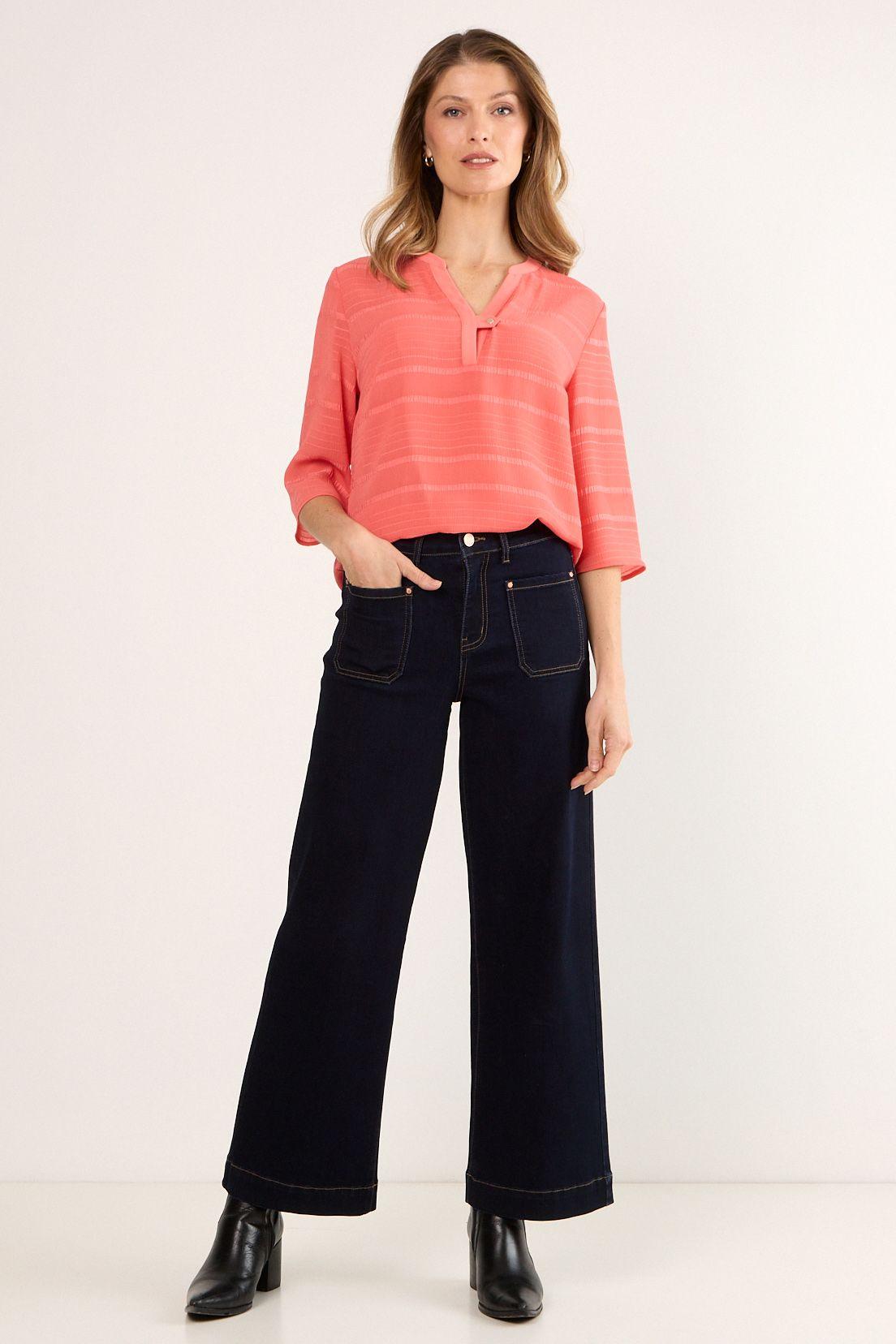 Blusas Manga Larga Coral Ma Griffe 14002225054133-4