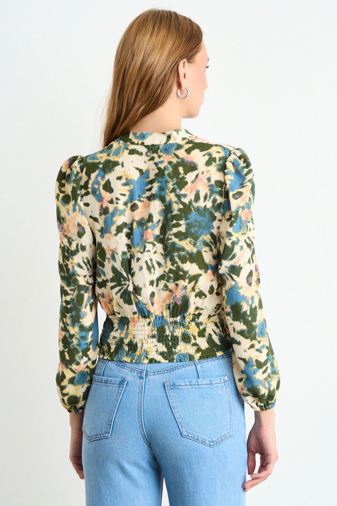 Blusa Fantasia Verde Oliva iO 14120126002107-2