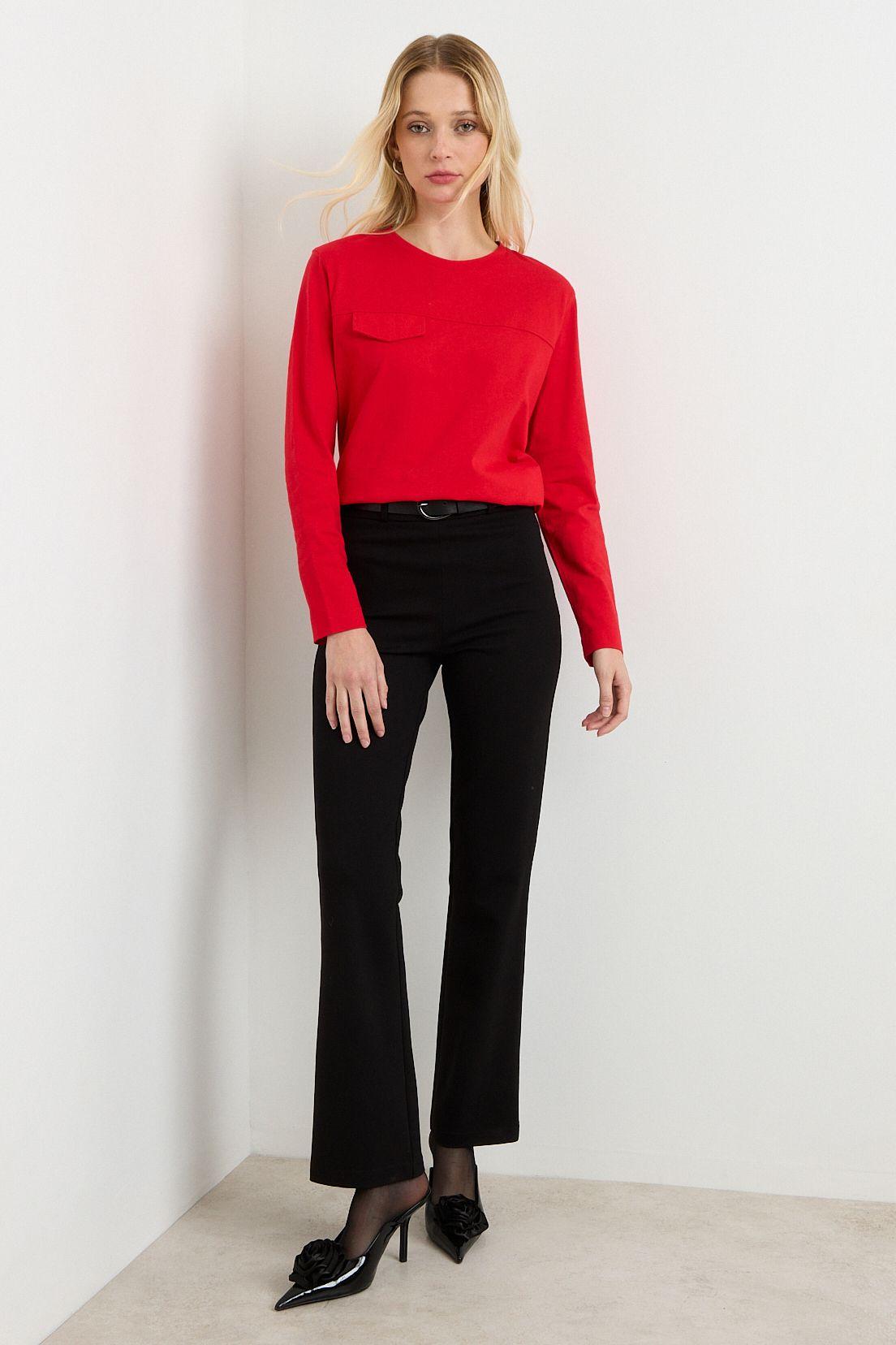 Polera Manga Larga Rojo Ash 14207125060103-4