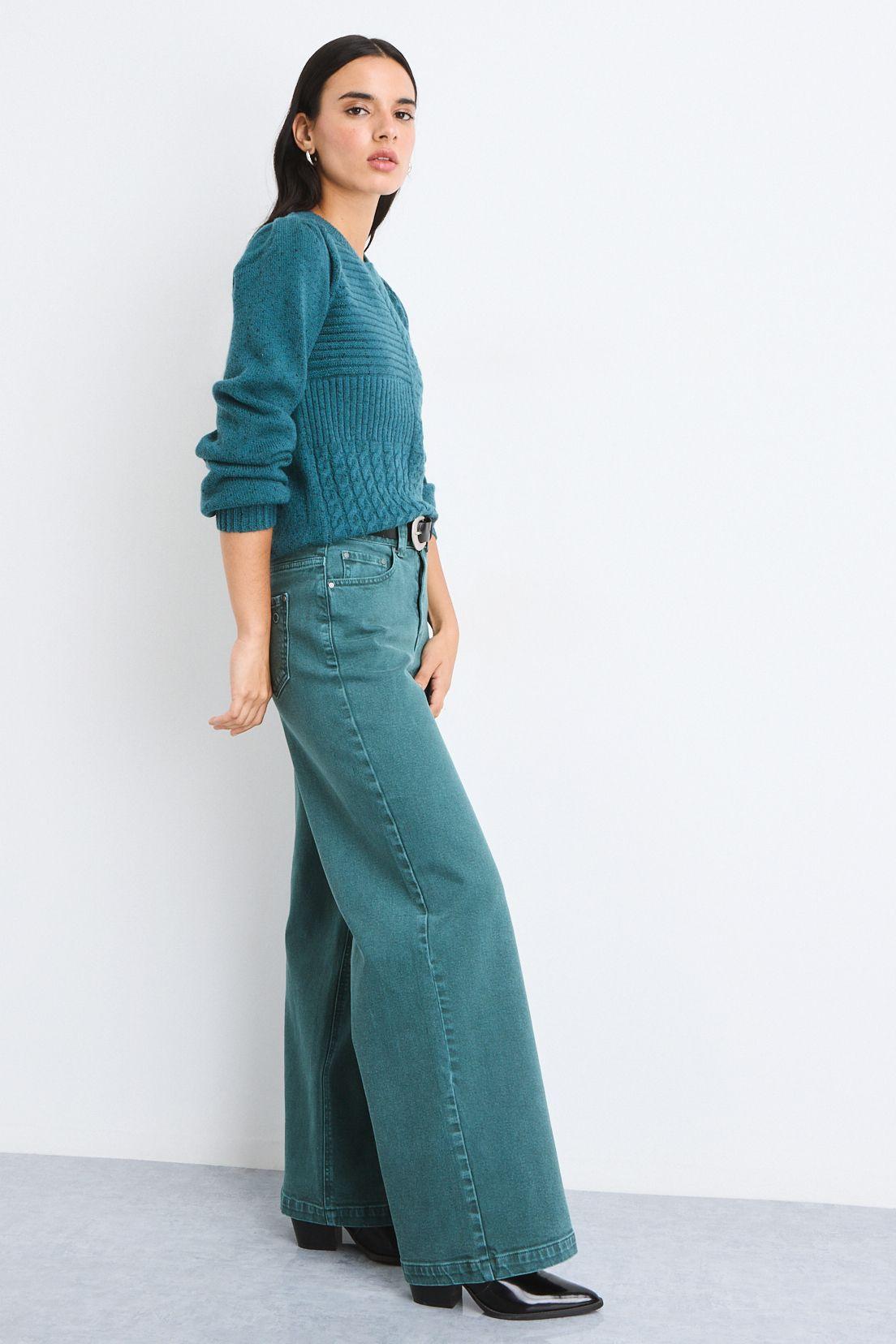 Sweater Liso Verde 18120125016217-2