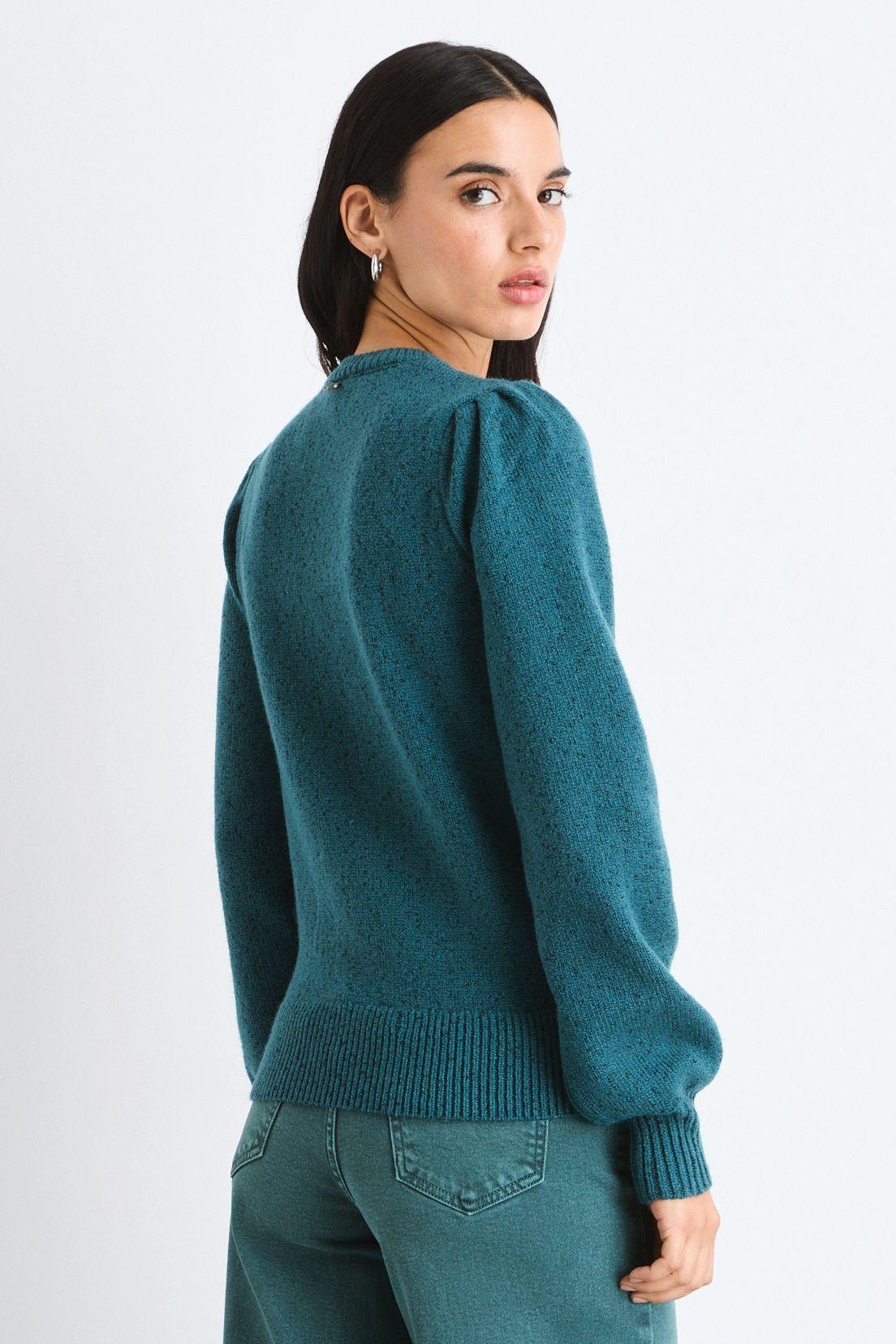 Sweater Liso Verde 18120125016217-3