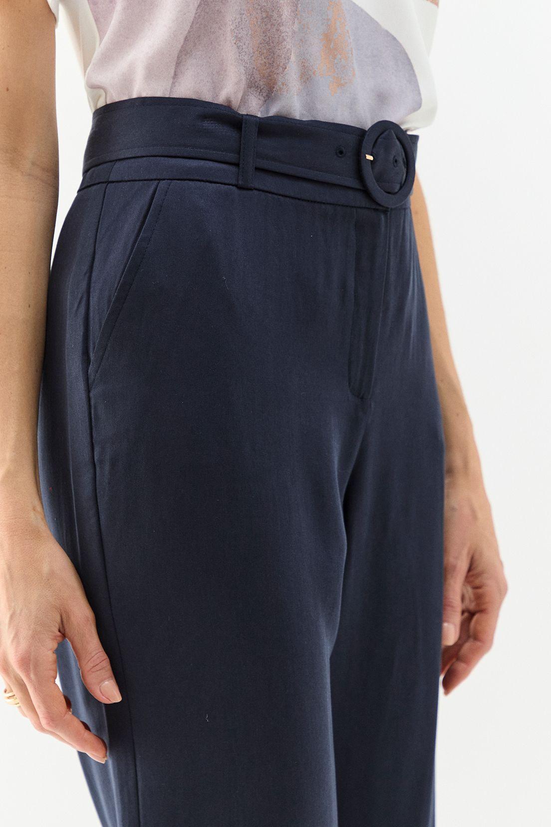 Pantalon Tencel Azul Ma Griffe 11002224059104-2