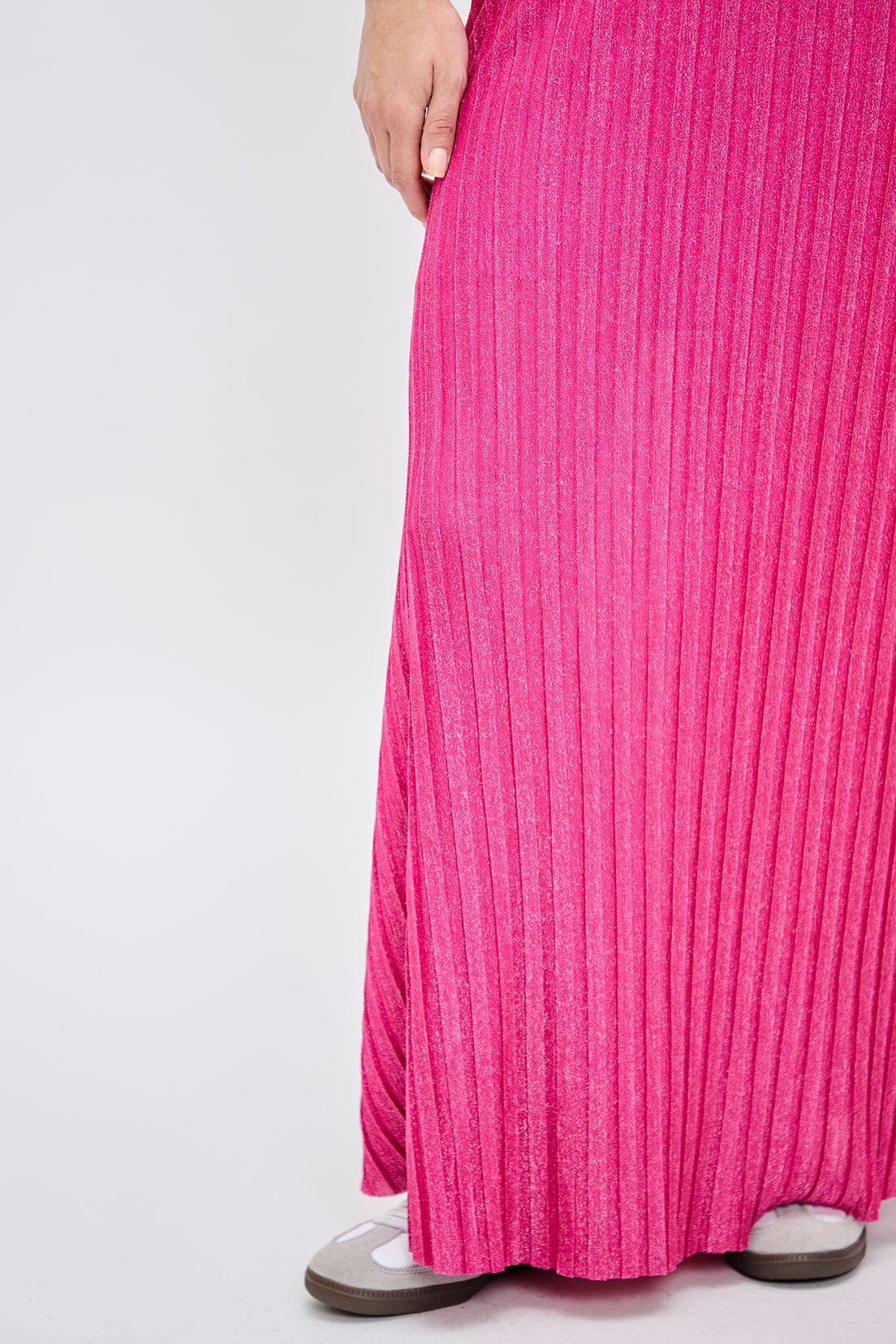 Falda Lisa Larga Fucsia iO 12320224051116-1