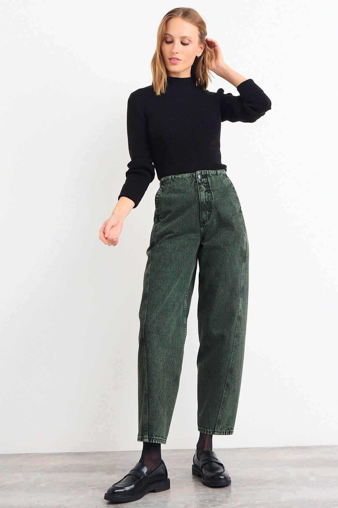 Jeans Liso Verde Oliva iO 11320126019107-0
