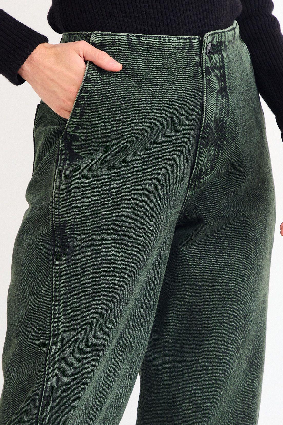 Jeans Liso Verde Oliva iO 11320126019107-1