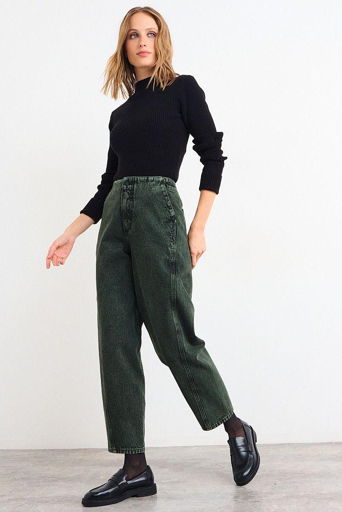 Jeans Liso Verde Oliva iO 11320126019107-4