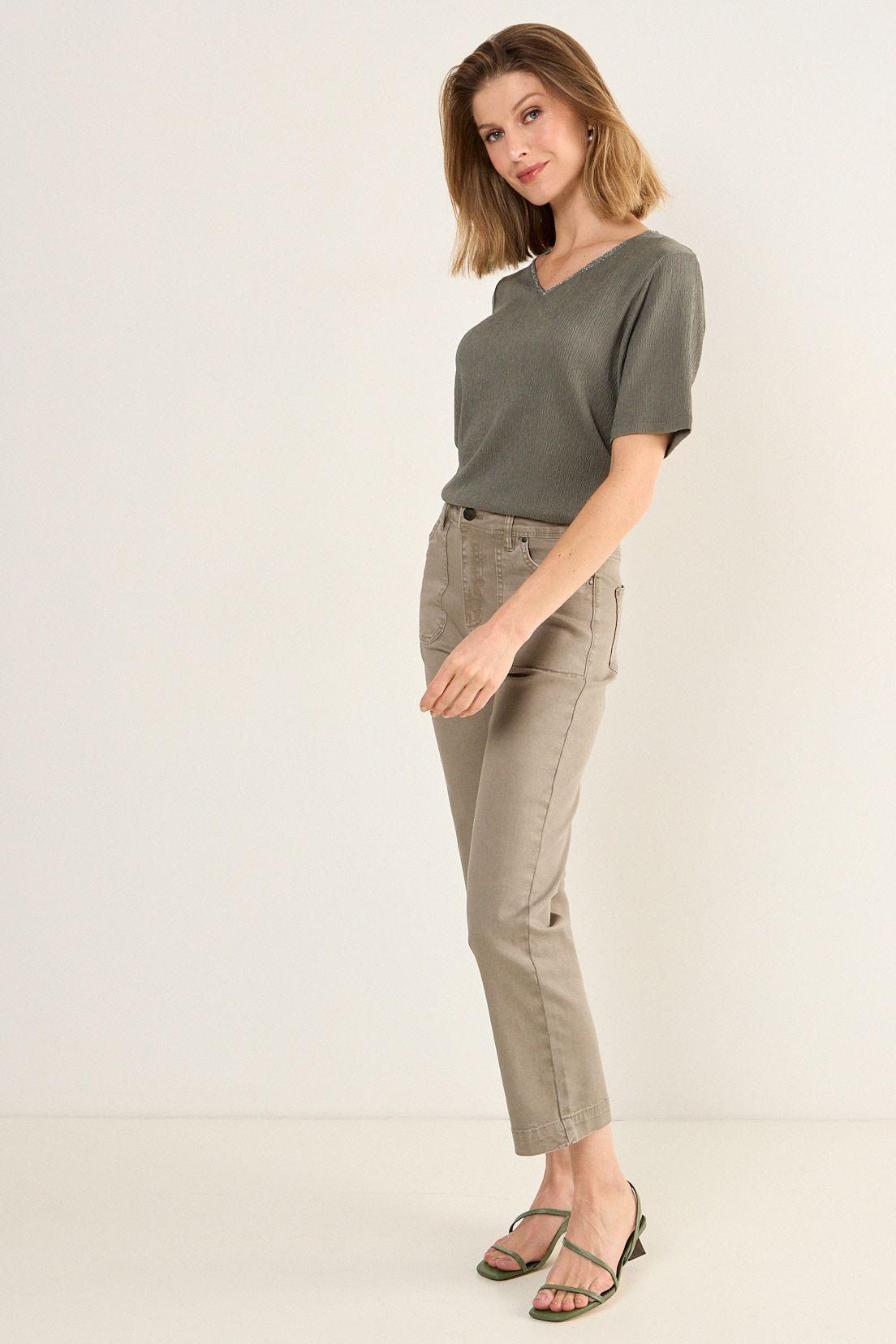 Polera Escote Ev V Avellana Ma Griffe 14202126003126-4