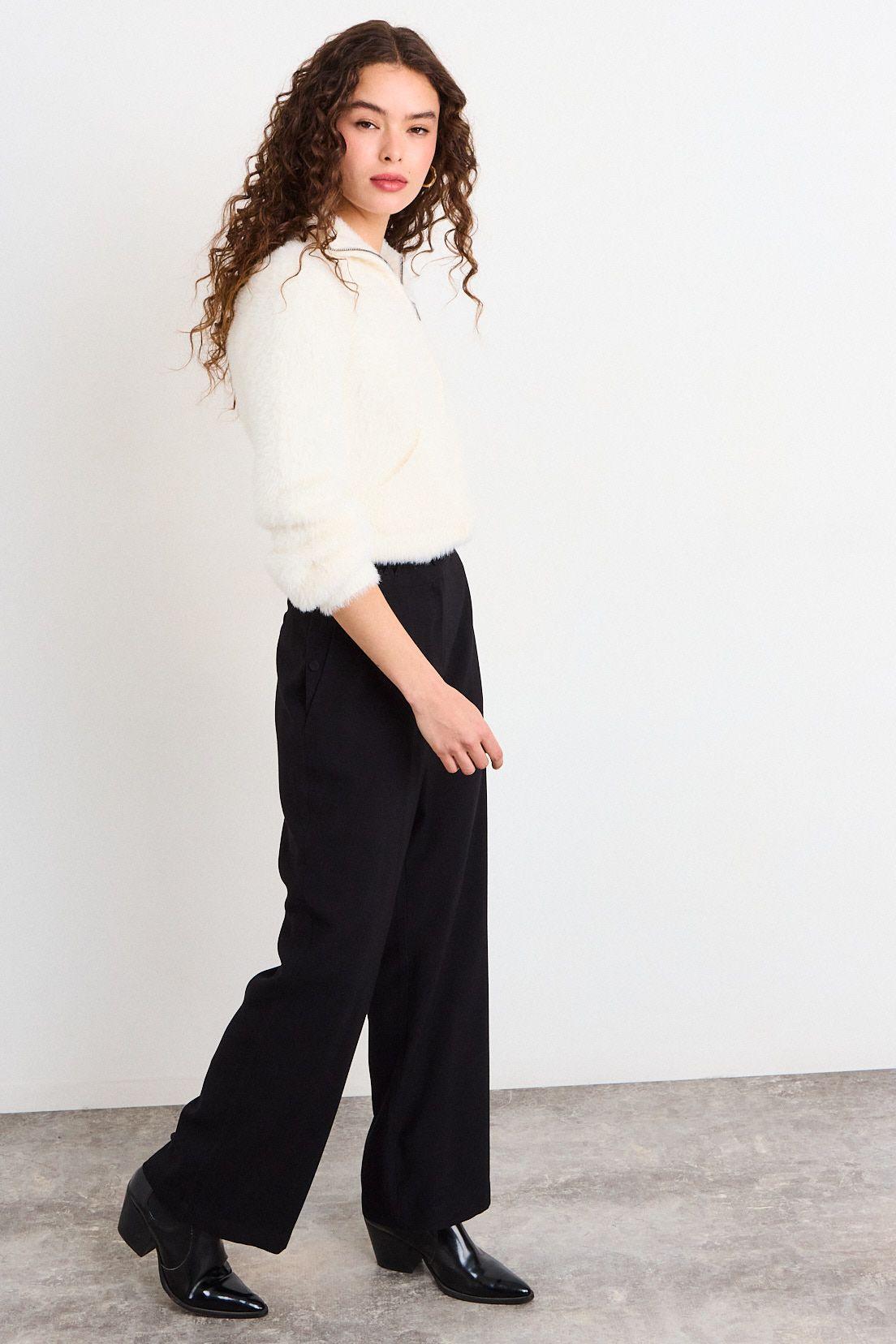 Pantalon Liso Negro iO 11020226050102-4