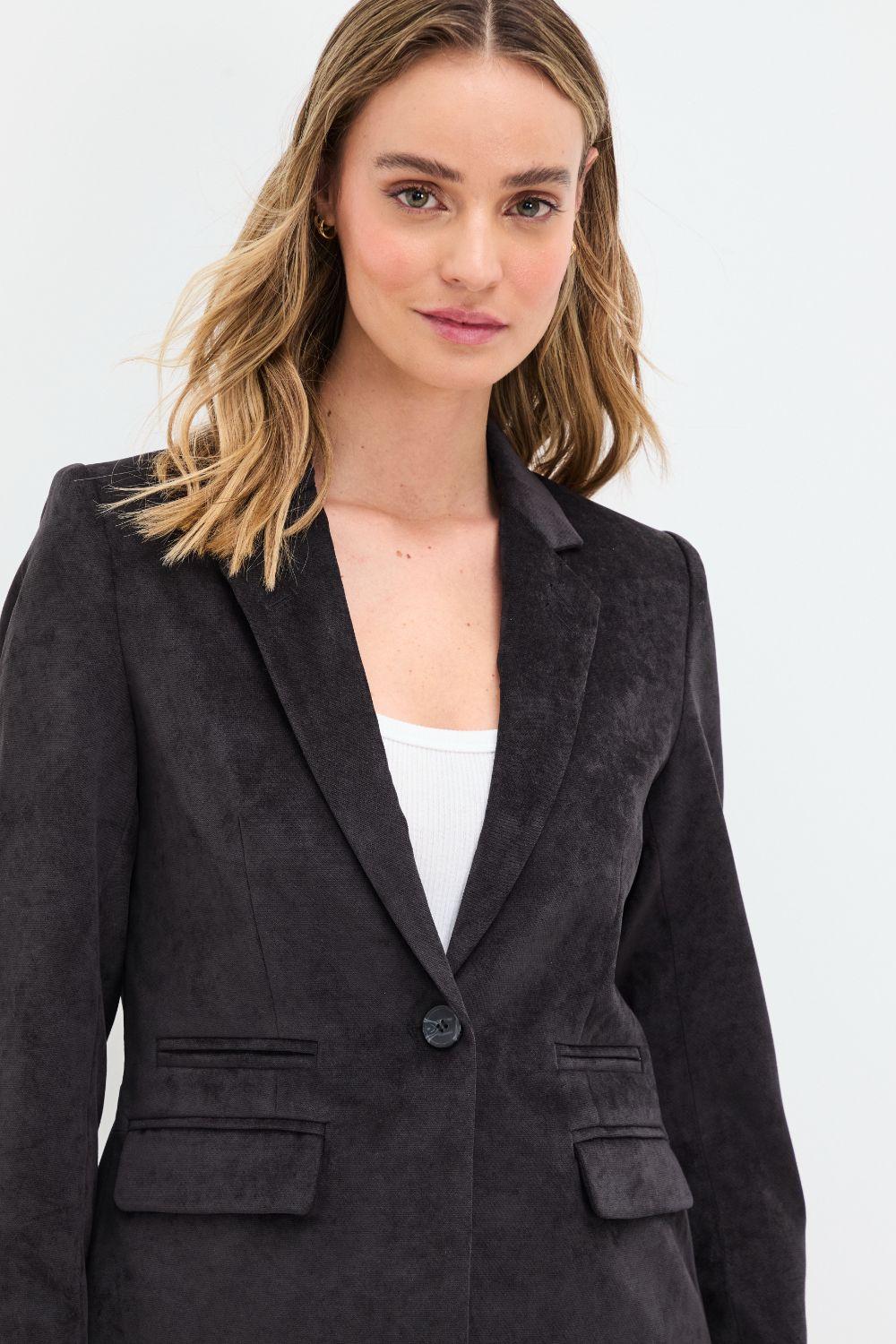 Blazer Liso Negro 16020125011102-1