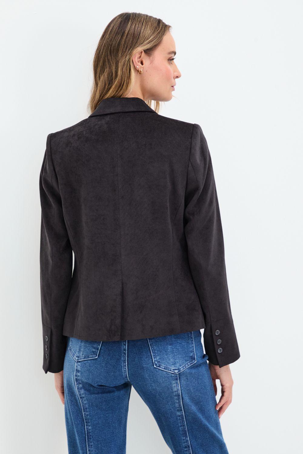 Blazer Liso Negro 16020125011102-3