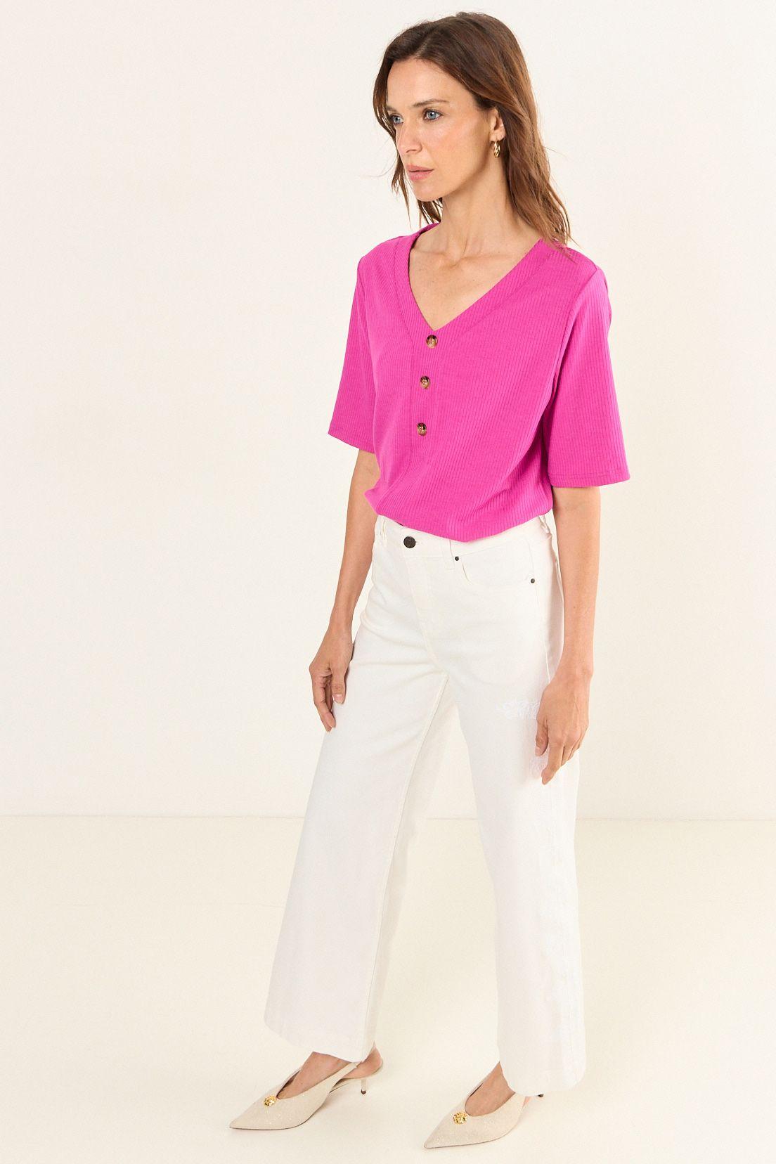 Polera Acanalada Fucsia Ma Griffe 14202126051116-3