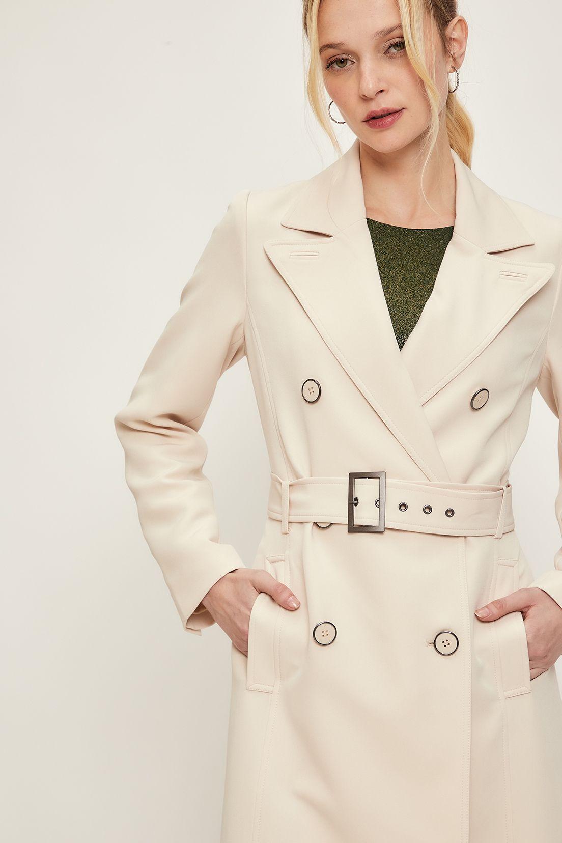 Impermeable (Trench) Liso Beige iO 17420224003106-2