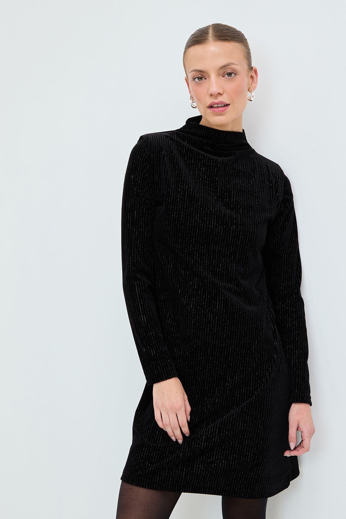 Vestido Liso Negro 13020125005102-2