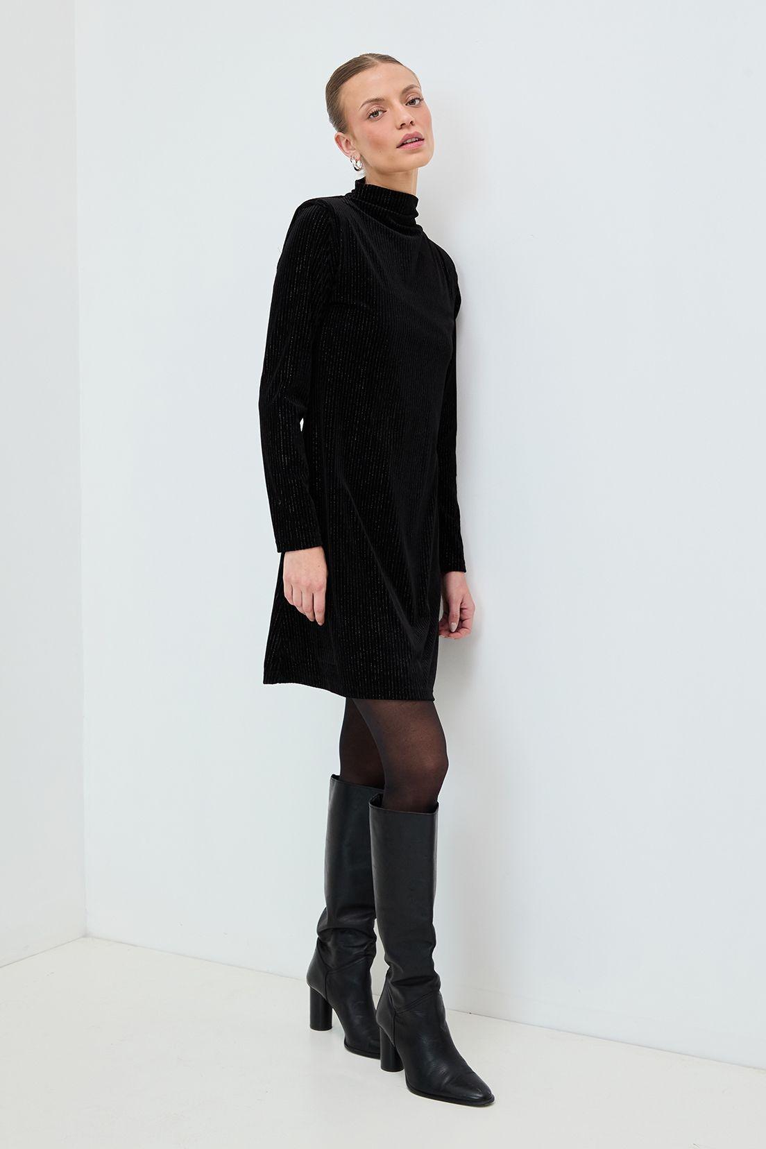 Vestido Liso Negro 13020125005102-3