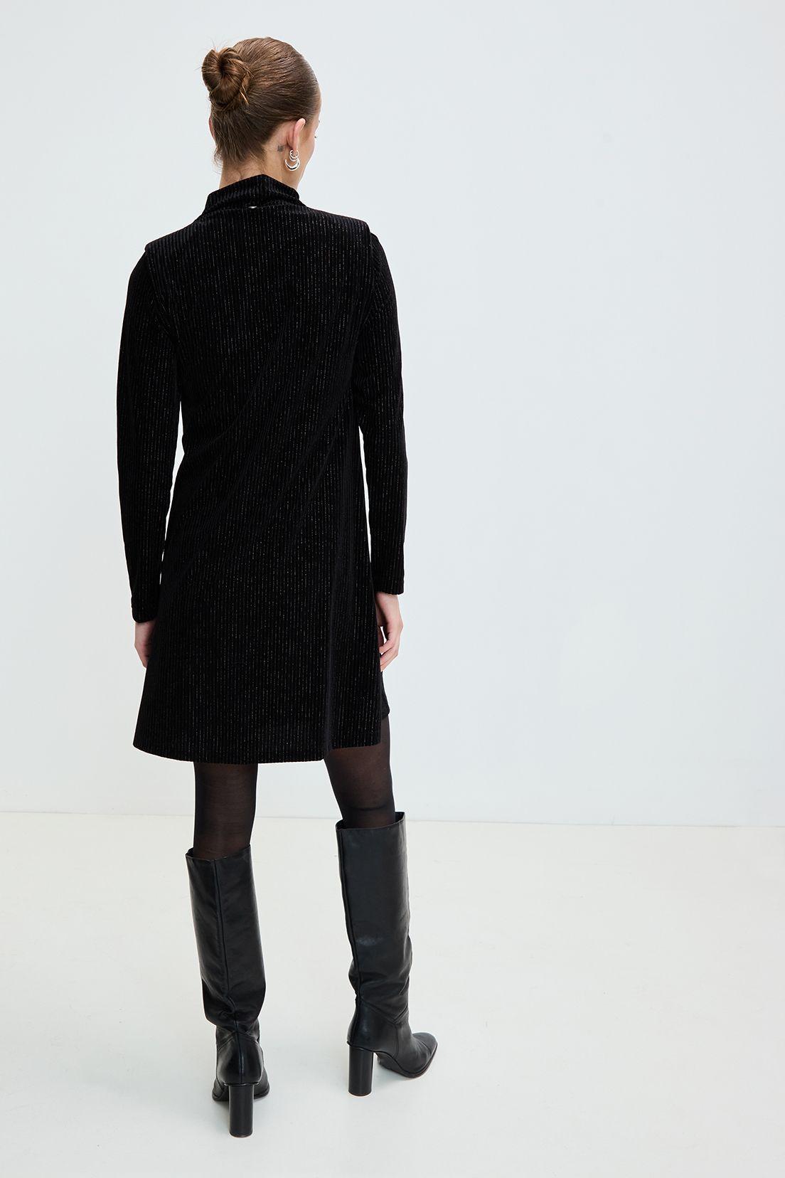 Vestido Liso Negro 13020125005102-4