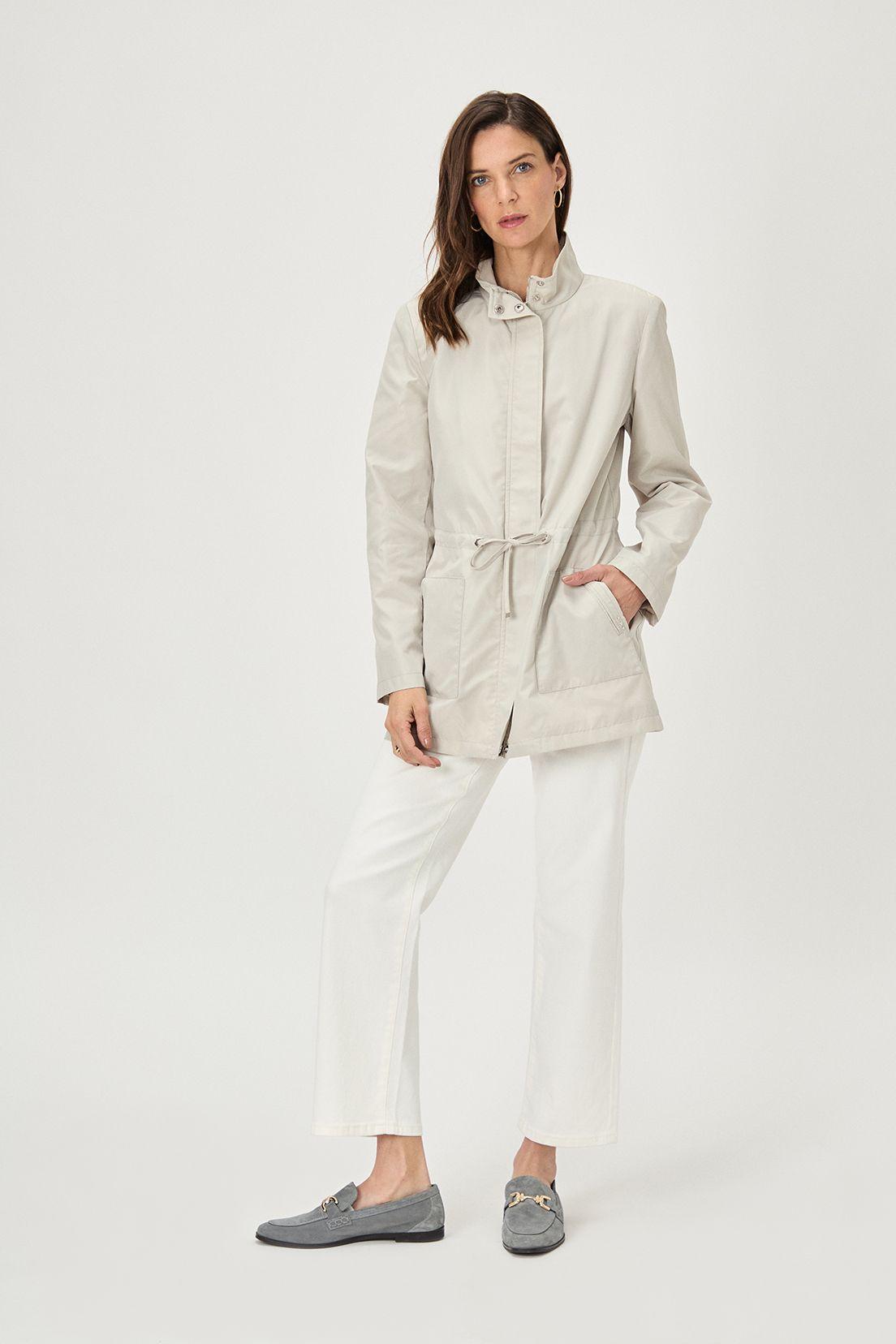 Impermeable (Trench) Liso Gris Ma Griffe 17404224001113-0