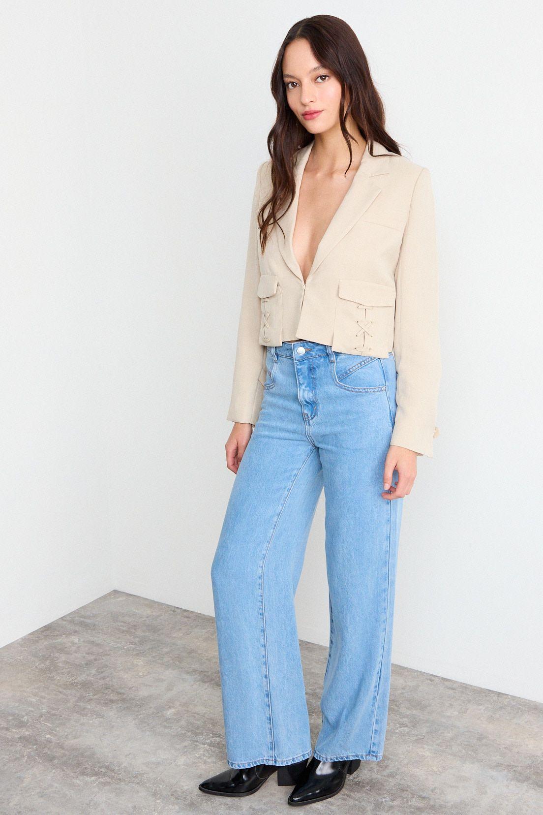 Blazer Liso Beige iO 16020126053106-3