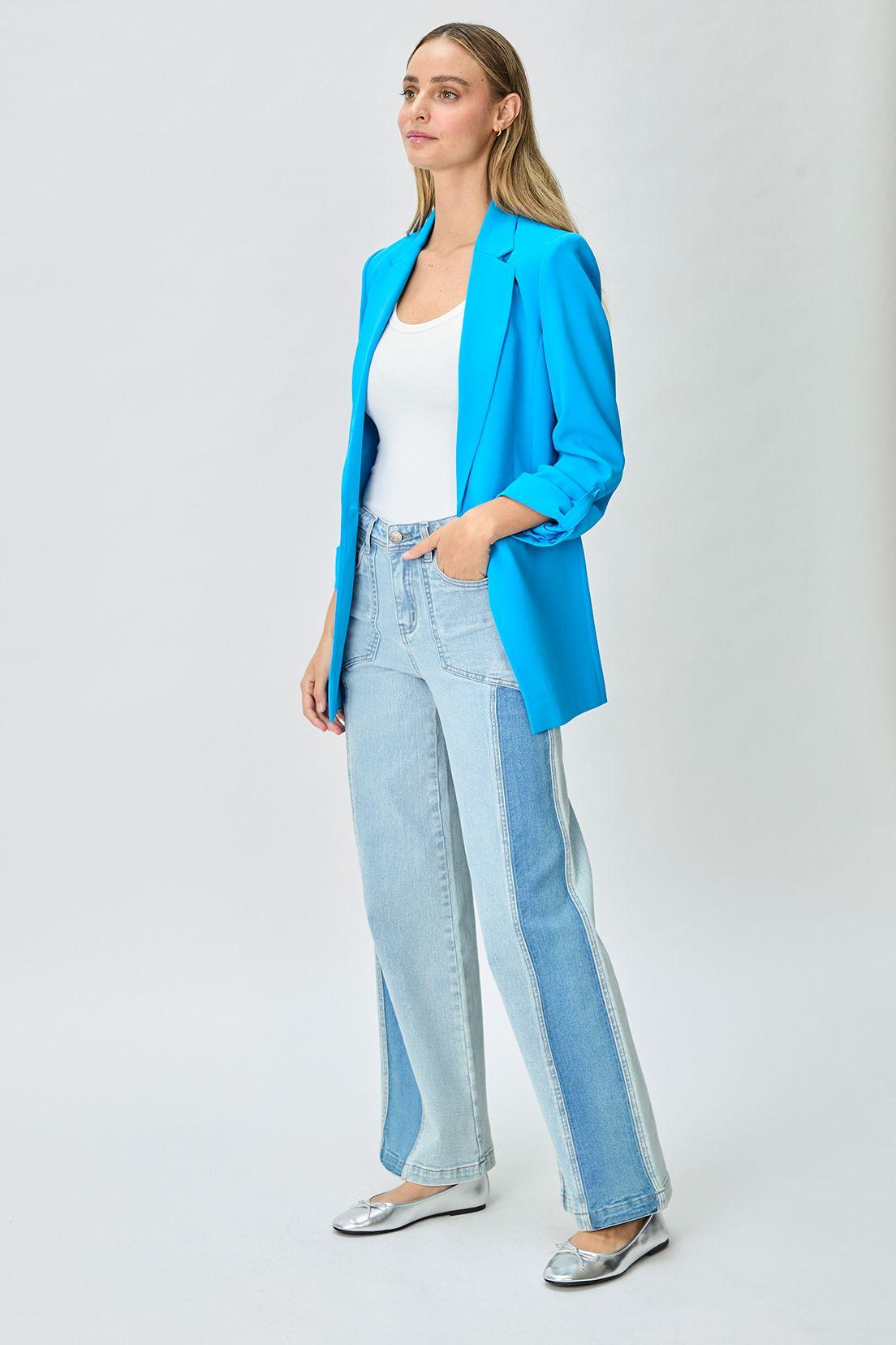 Blazer Liso Azul iO 16020125057134-2