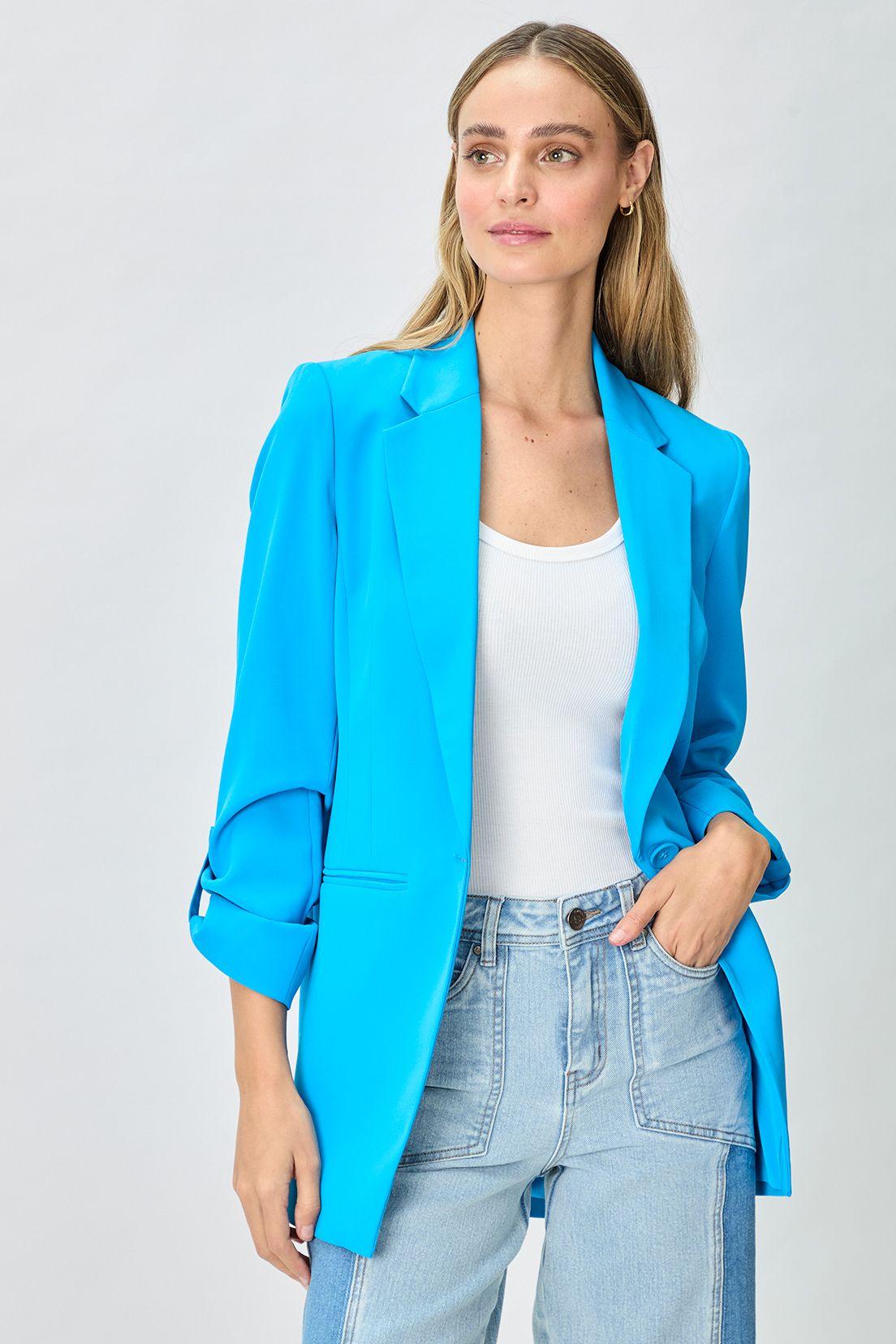 Blazer Liso Azul iO 16020125057134-1