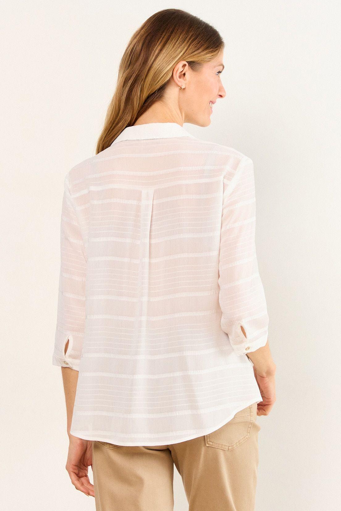Blusa Camisera Textura Crudo Ma Griffe 14002226052105-2
