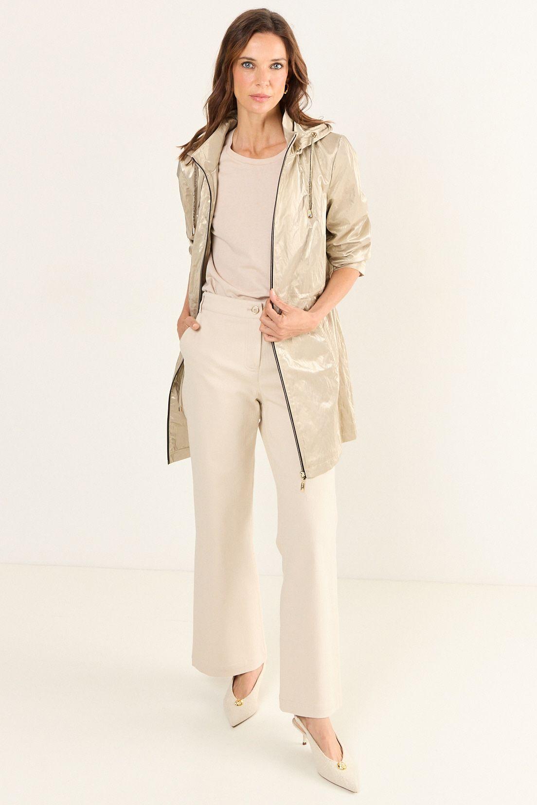 Trench Metalizado Beige Ma Griffe 17402126002106-4