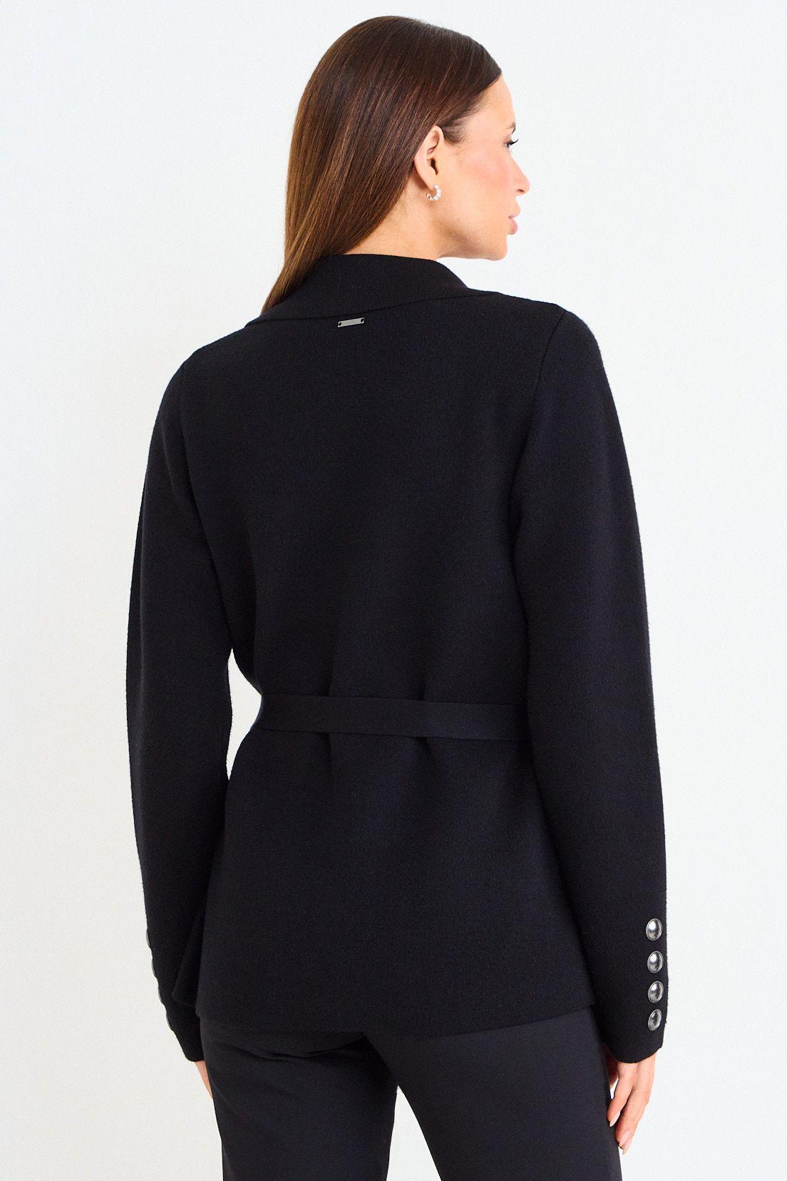 Cardigan Cruzado Lazo Negro Ash 18007126007102-2