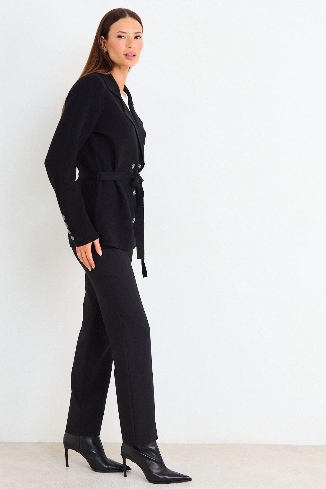 Cardigan Cruzado Lazo Negro Ash 18007126007102-3