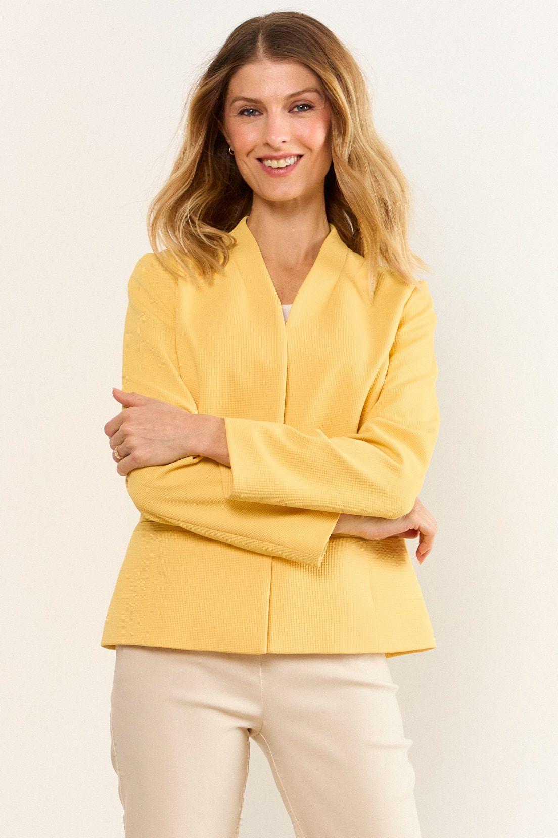 Blazer Sin Solapa Amarillo Ma Griffe 16002226053108-0
