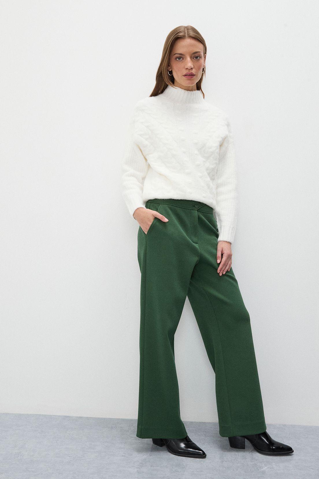Pantalon Liso Verde Oliva 11004125008107-3