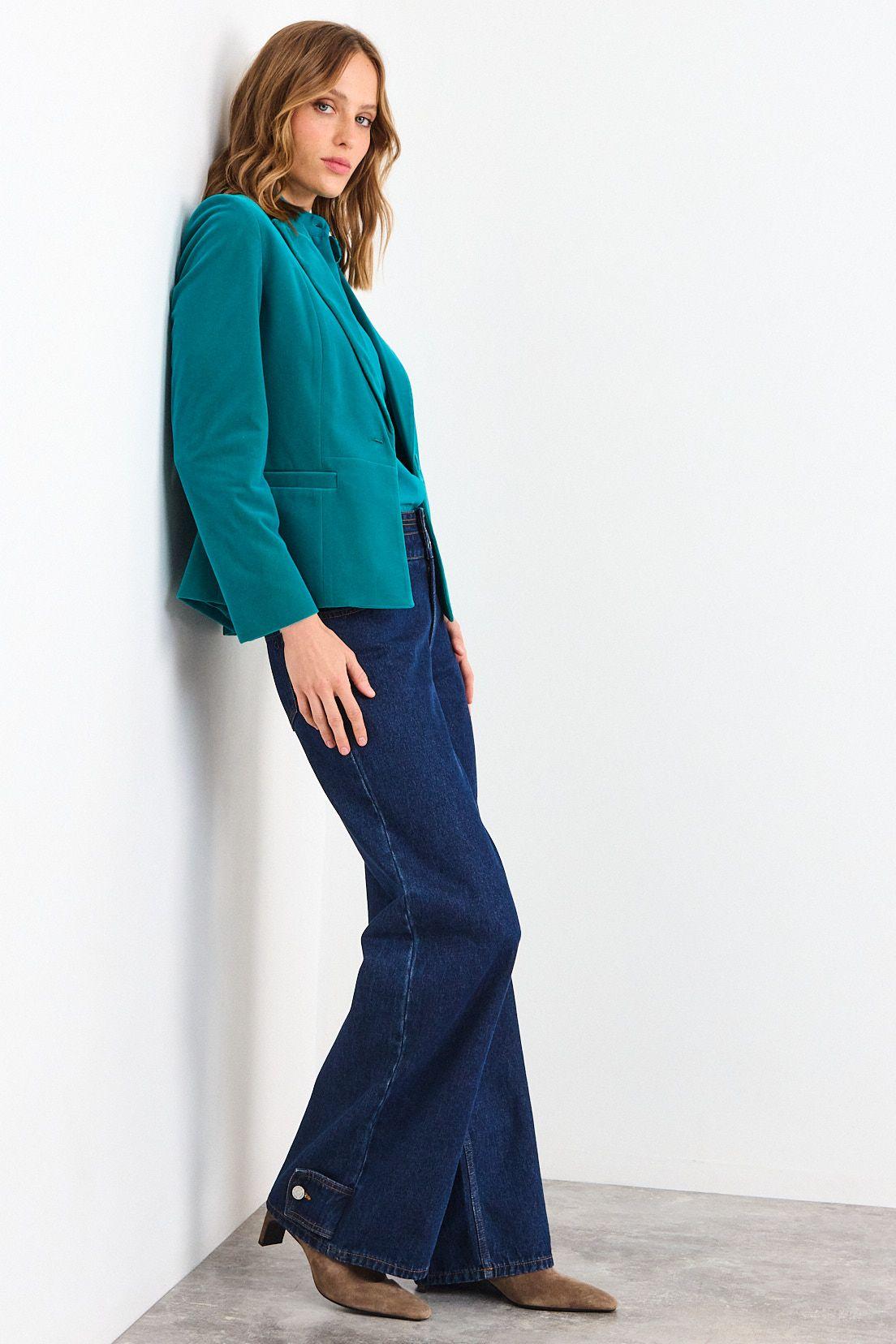 Blazer Liso Celeste iO 16020126015127-3