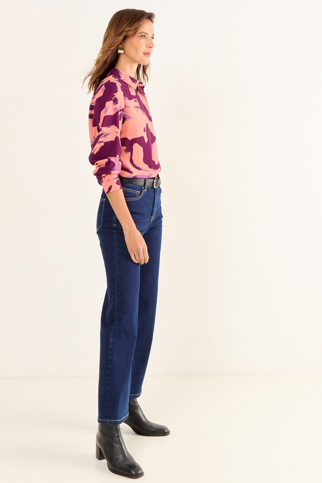 Blusa Camisera Estampada Morado Ma Griffe 14102126058121-2