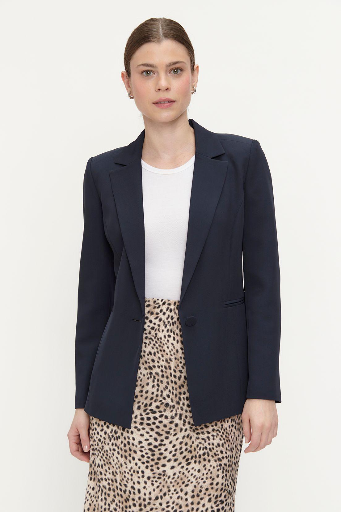 Blazer Liso Azul Ash 16007224058104-0
