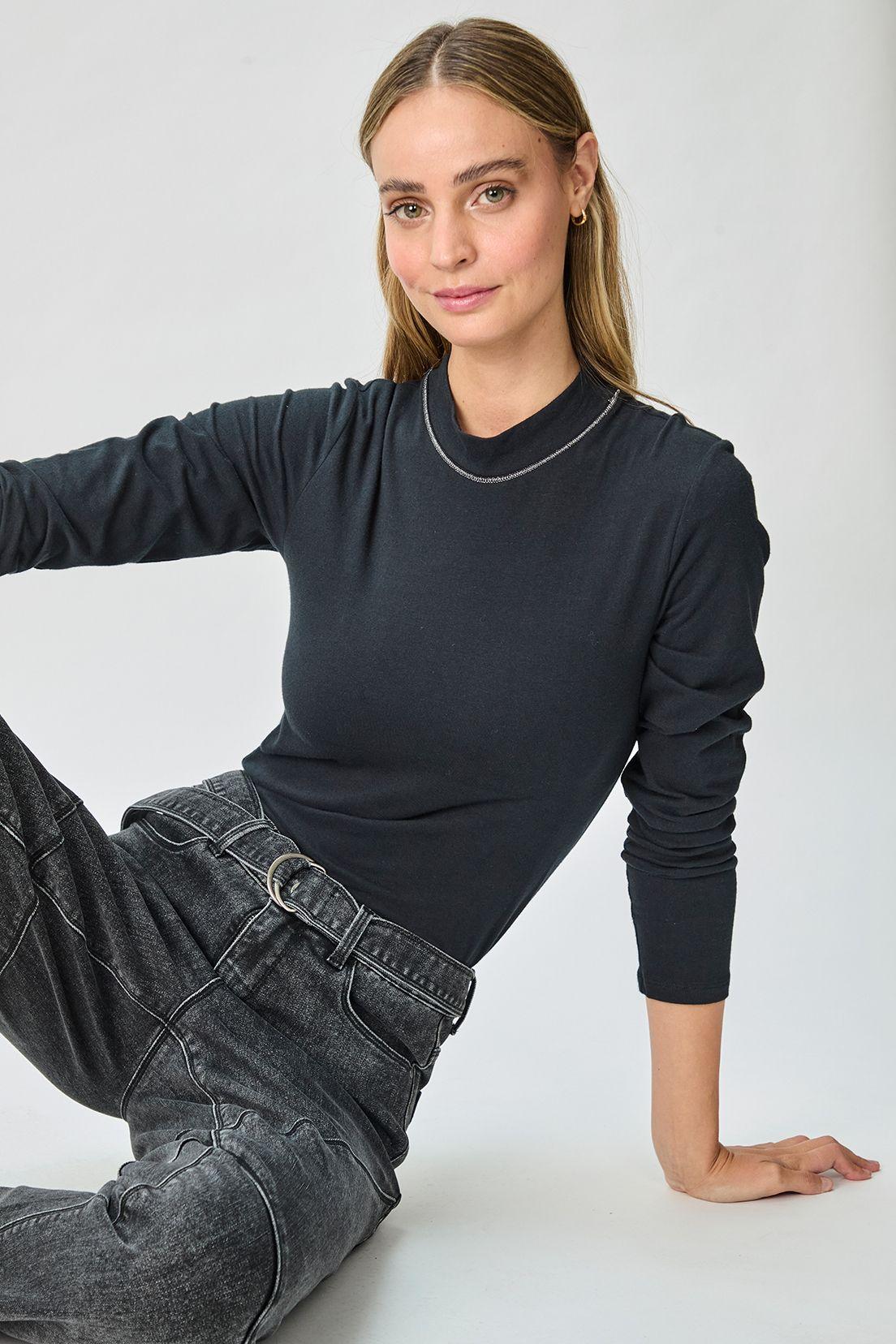 Polera Lisa Negro iO 14220125005102-1