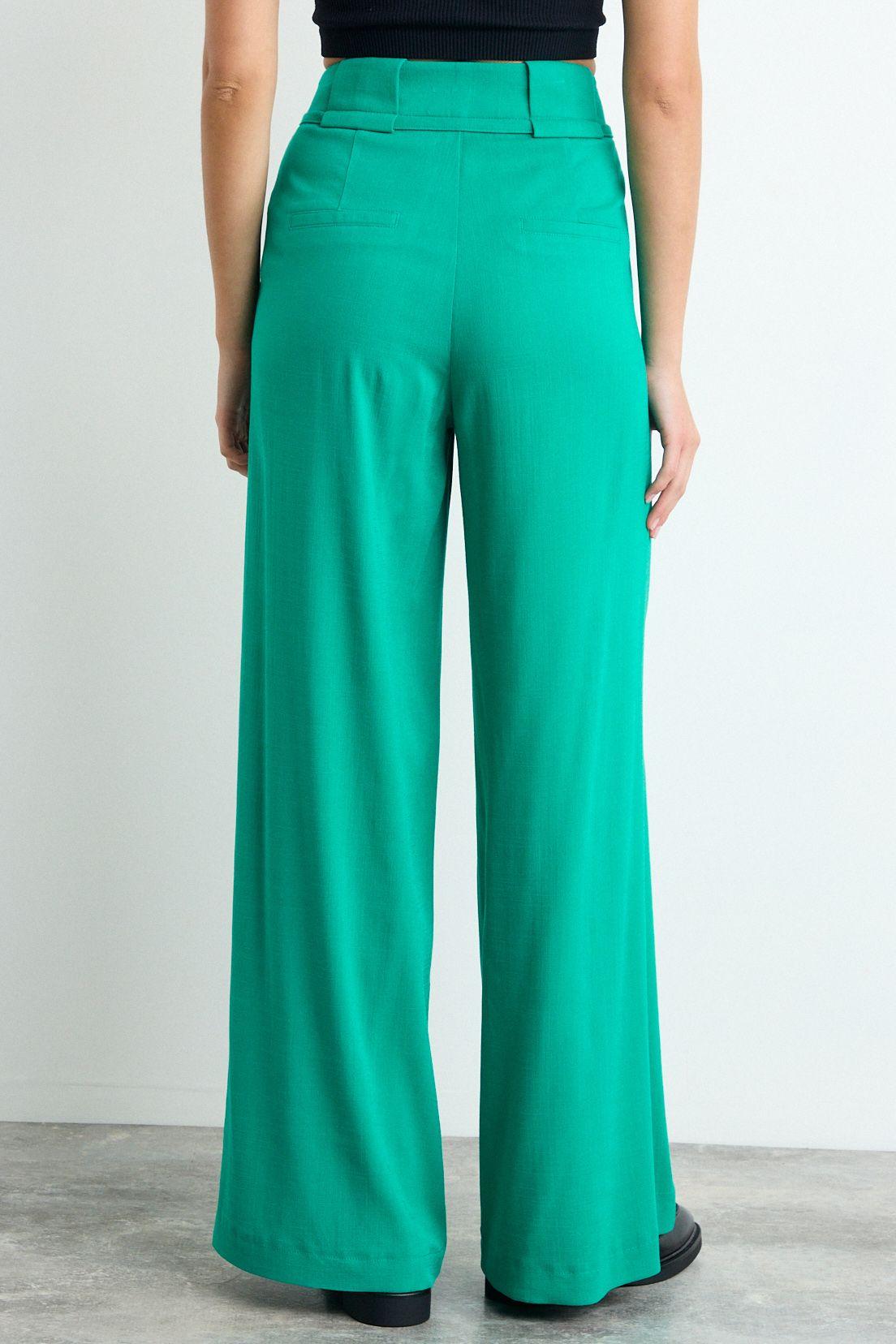 Pantalon Liso Verde Oliva iO 11020225023107-3