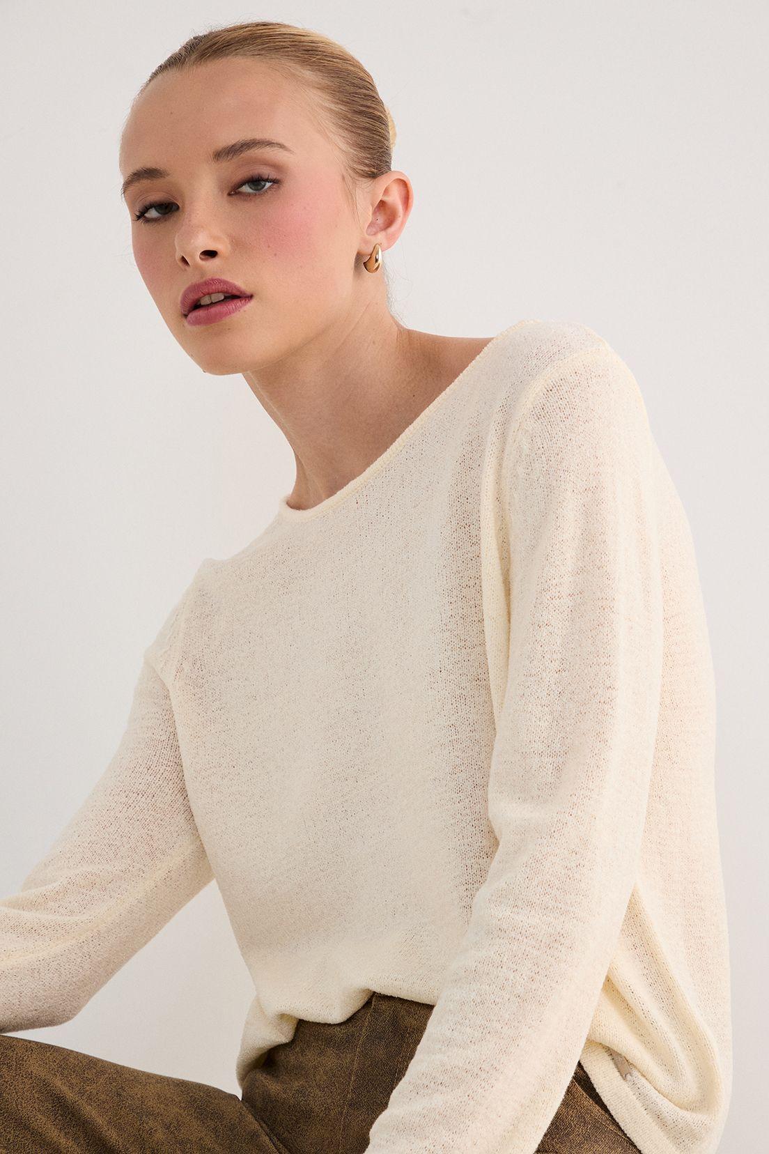 Sweater Liso Beige 18107125002106-2