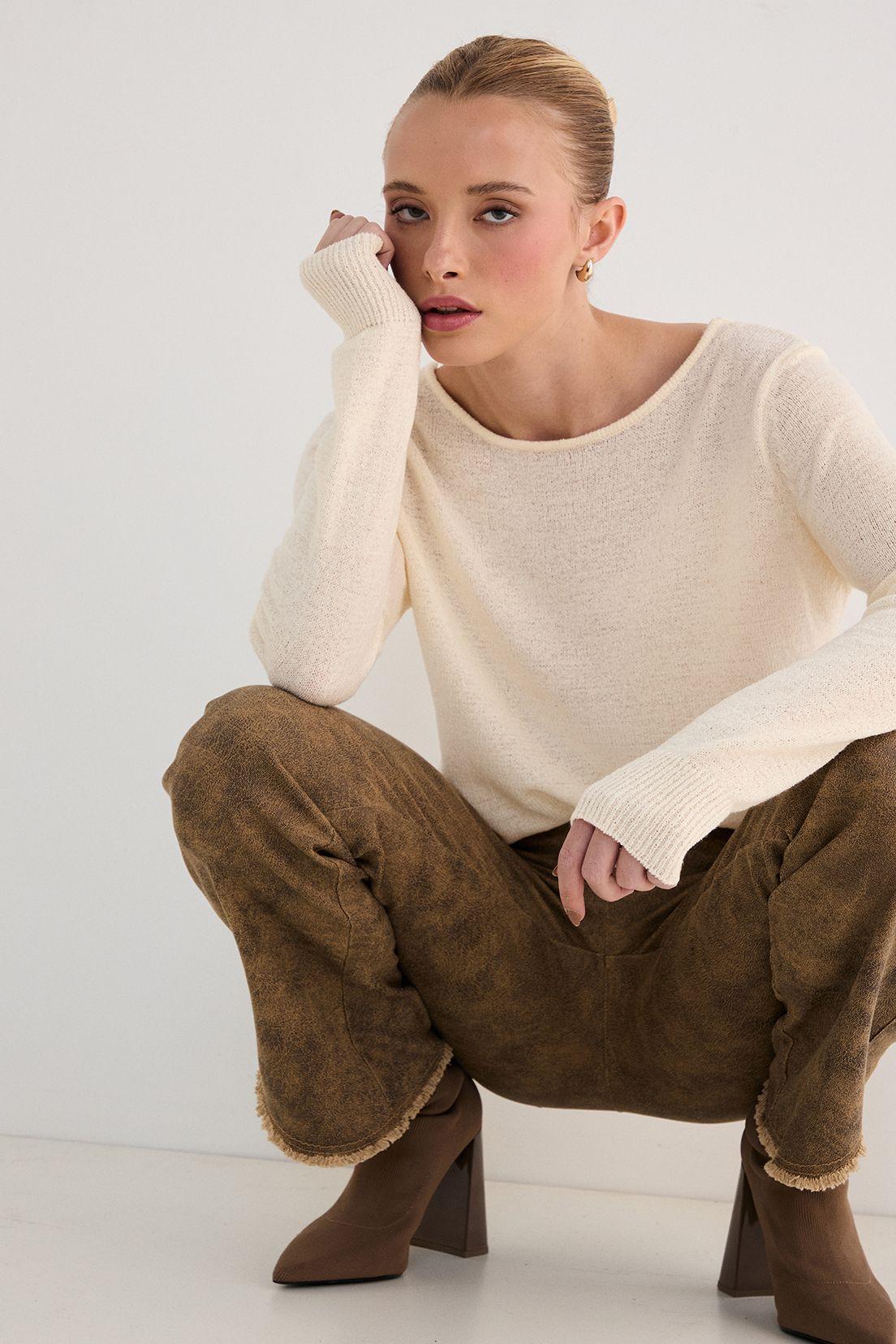Sweater Liso Beige 18107125002106-4