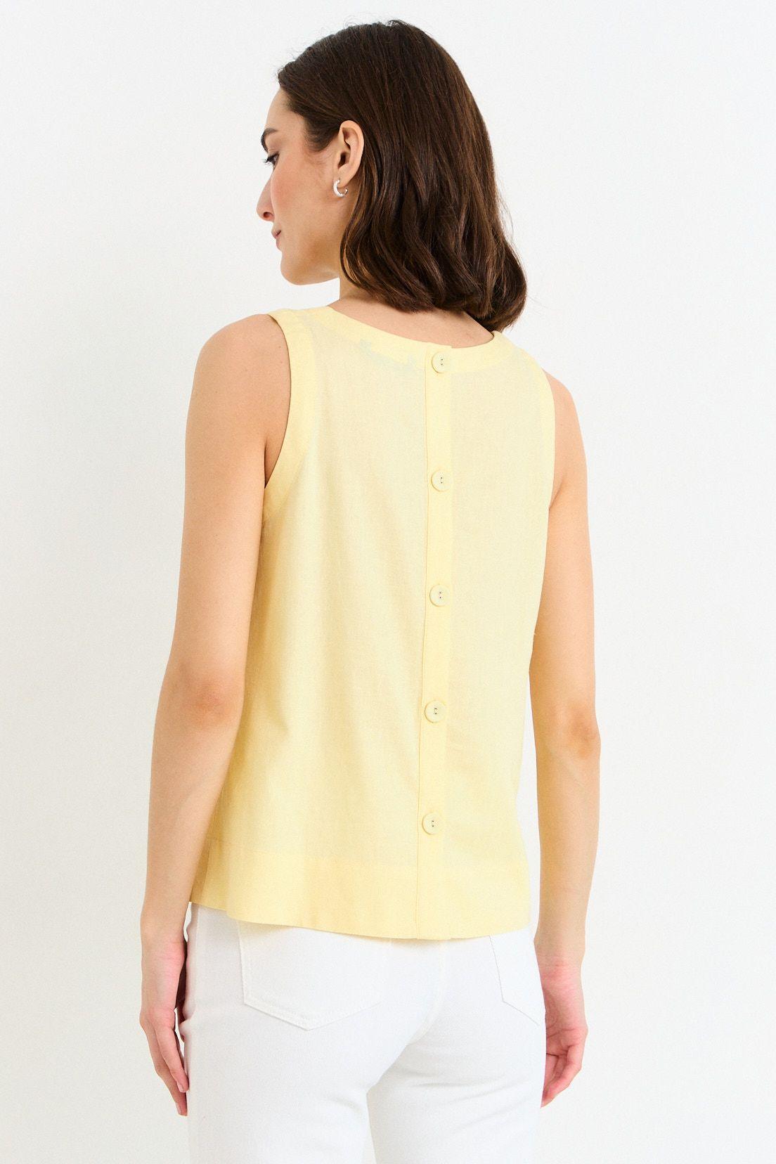 Blusas Sin Manga Amarillo Ash 14007226010108-2