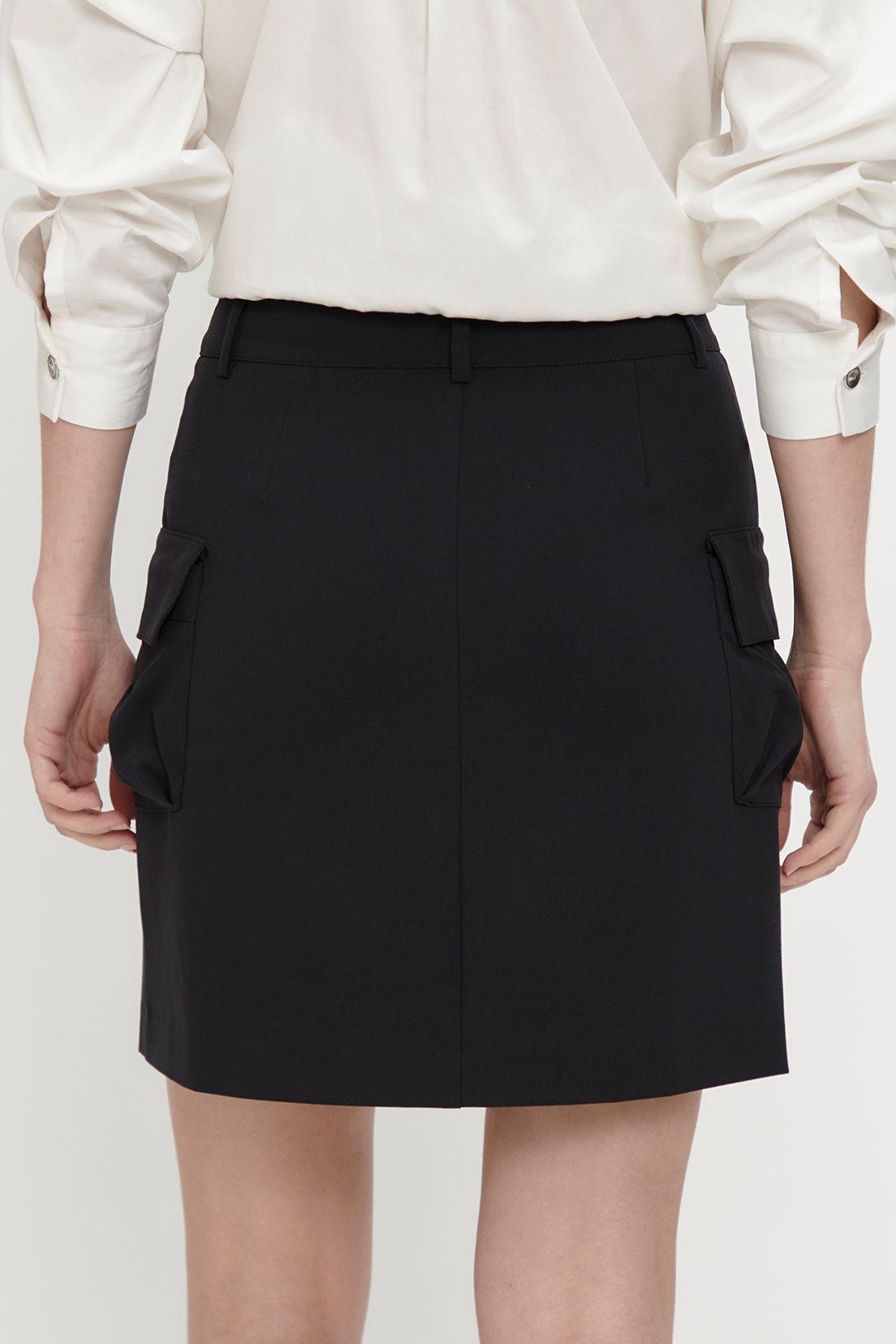 Falda Sastrera Cargo Negro Ash 12007224002102-3